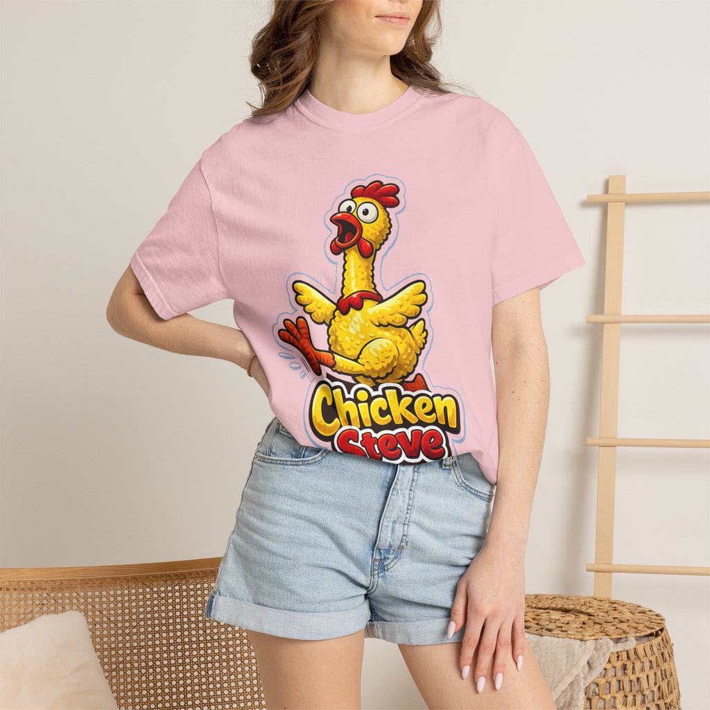 Chicken Steve T-Shirt — Funny Cartoon Chicken Graphic Tee
