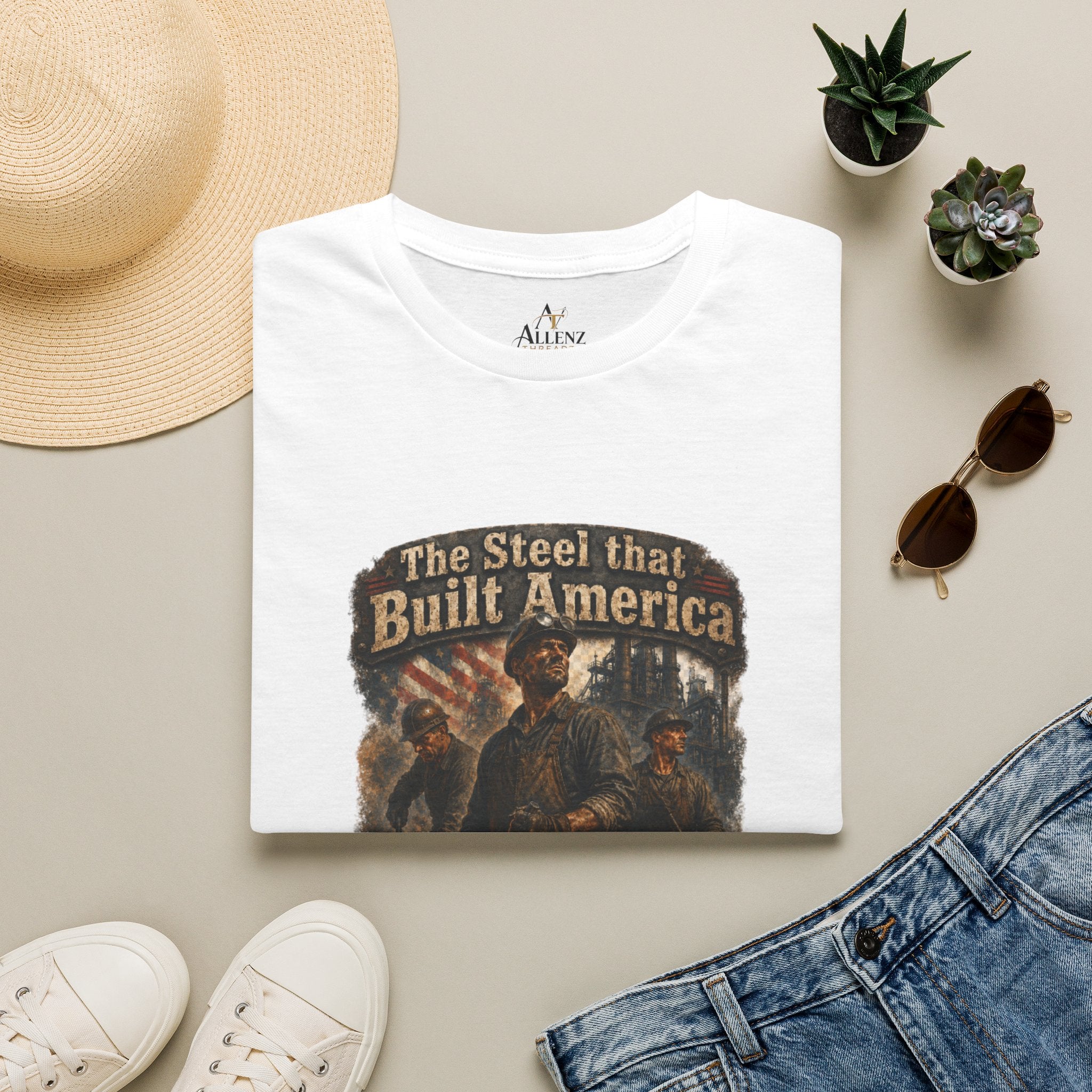 The Steel That Built America Unisex Softstyle T-Shirt