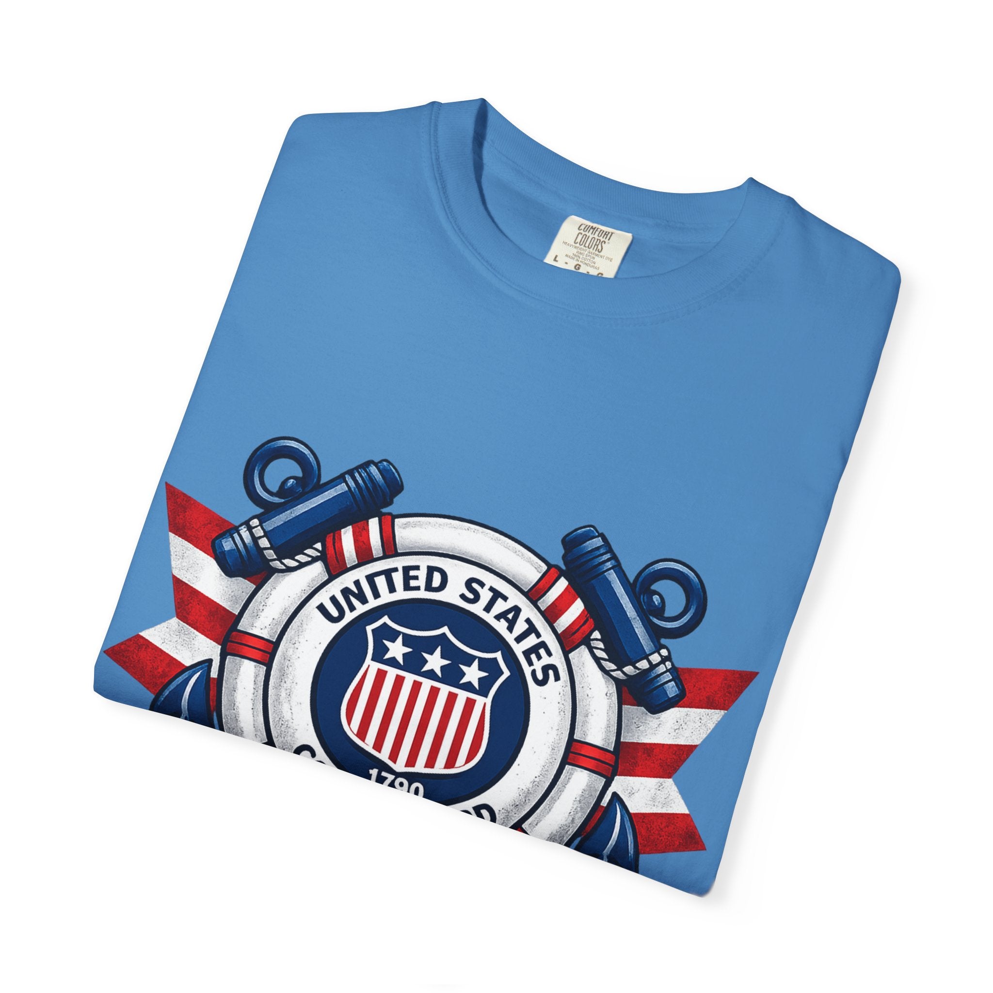US Coast Guard “Semper Paratus” Emblem T-Shirt — Always Ready Patriotic Tee