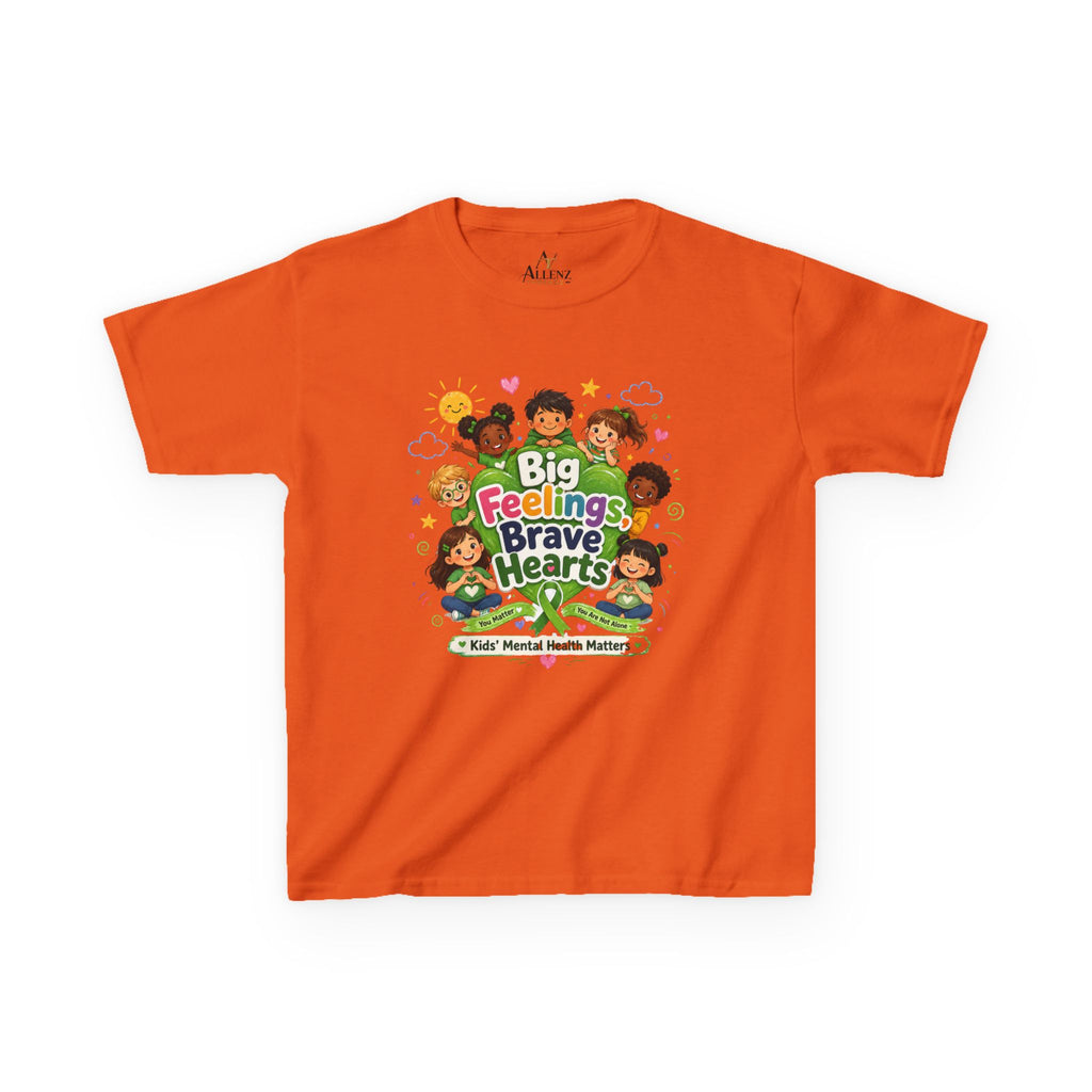 Brave Hearts Mental Health Kids Heavy Cotton™ Tee