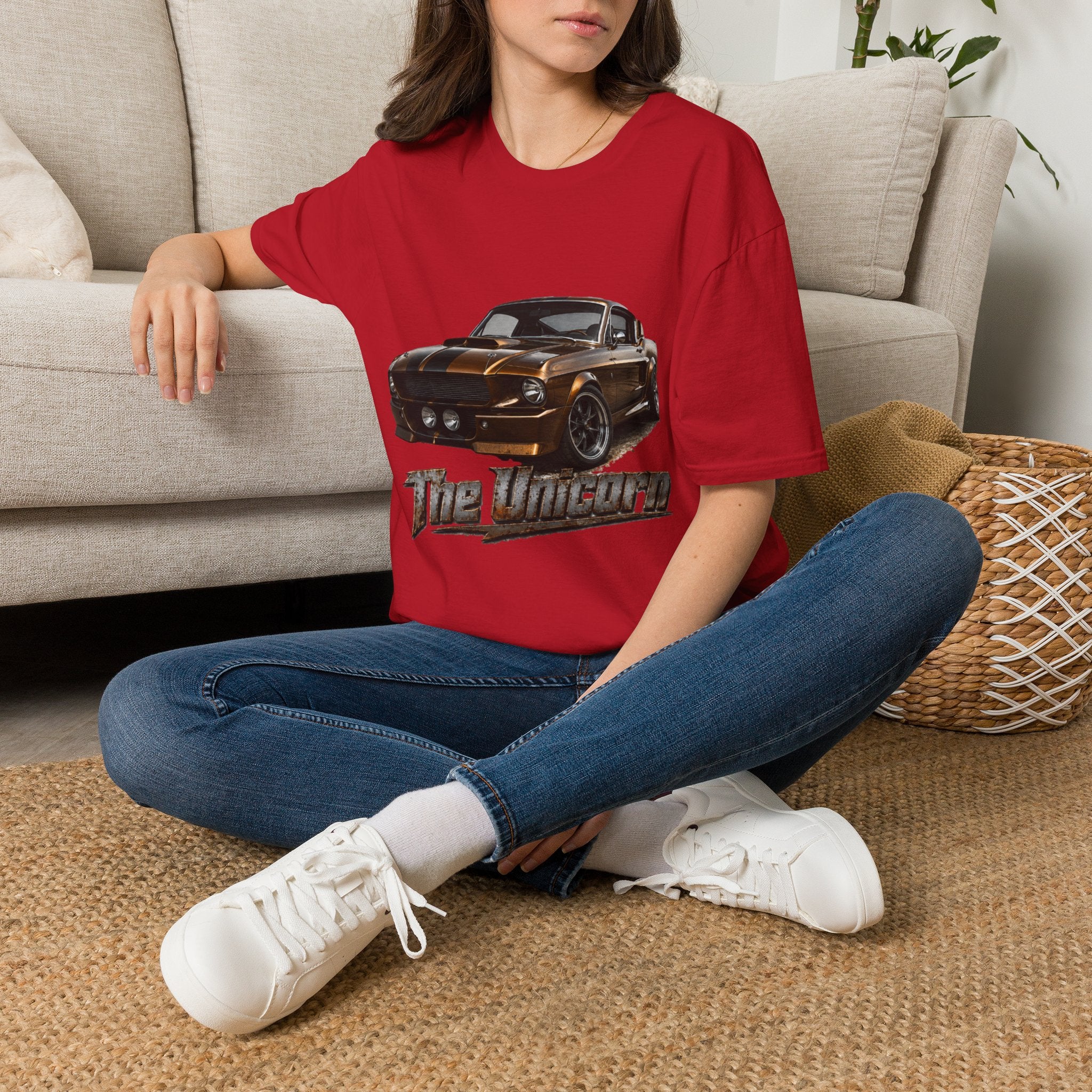 The Unicorn 67 Mustang Unisex Softstyle T-Shirt