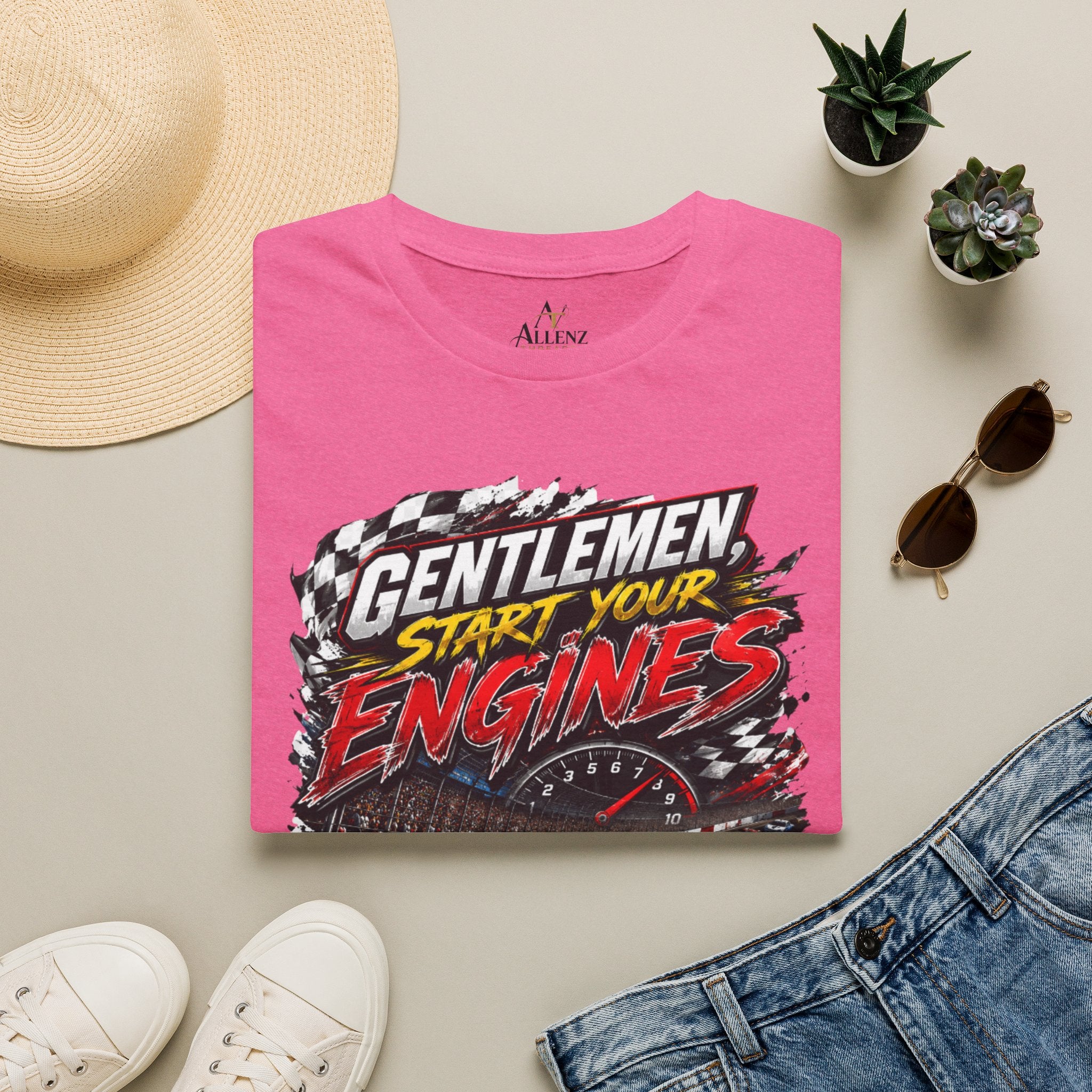 Start Your Engines Racing Unisex Softstyle T-Shirt