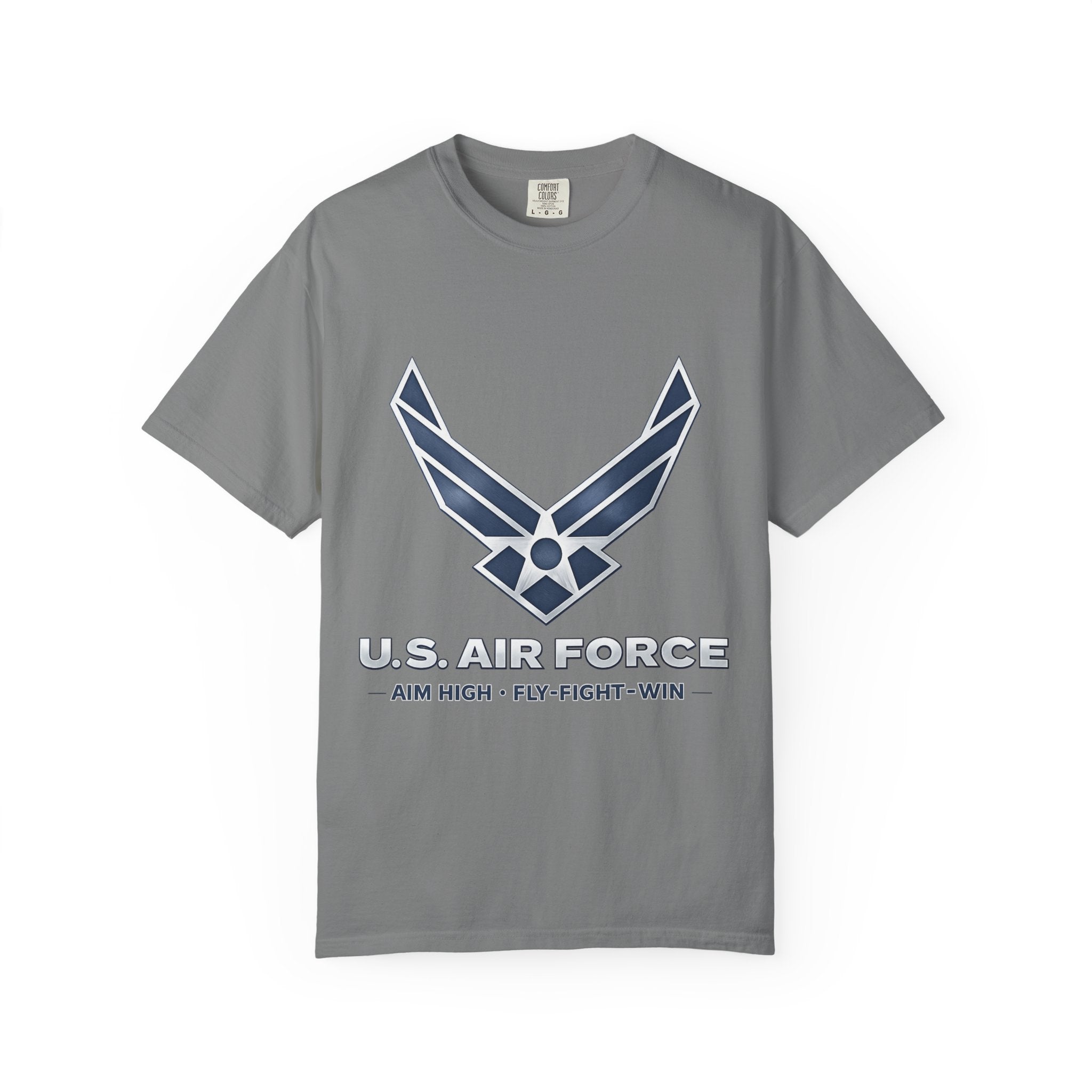 U.S. Air Force Logo T-Shirt — Aim High • Fly Fight Win
