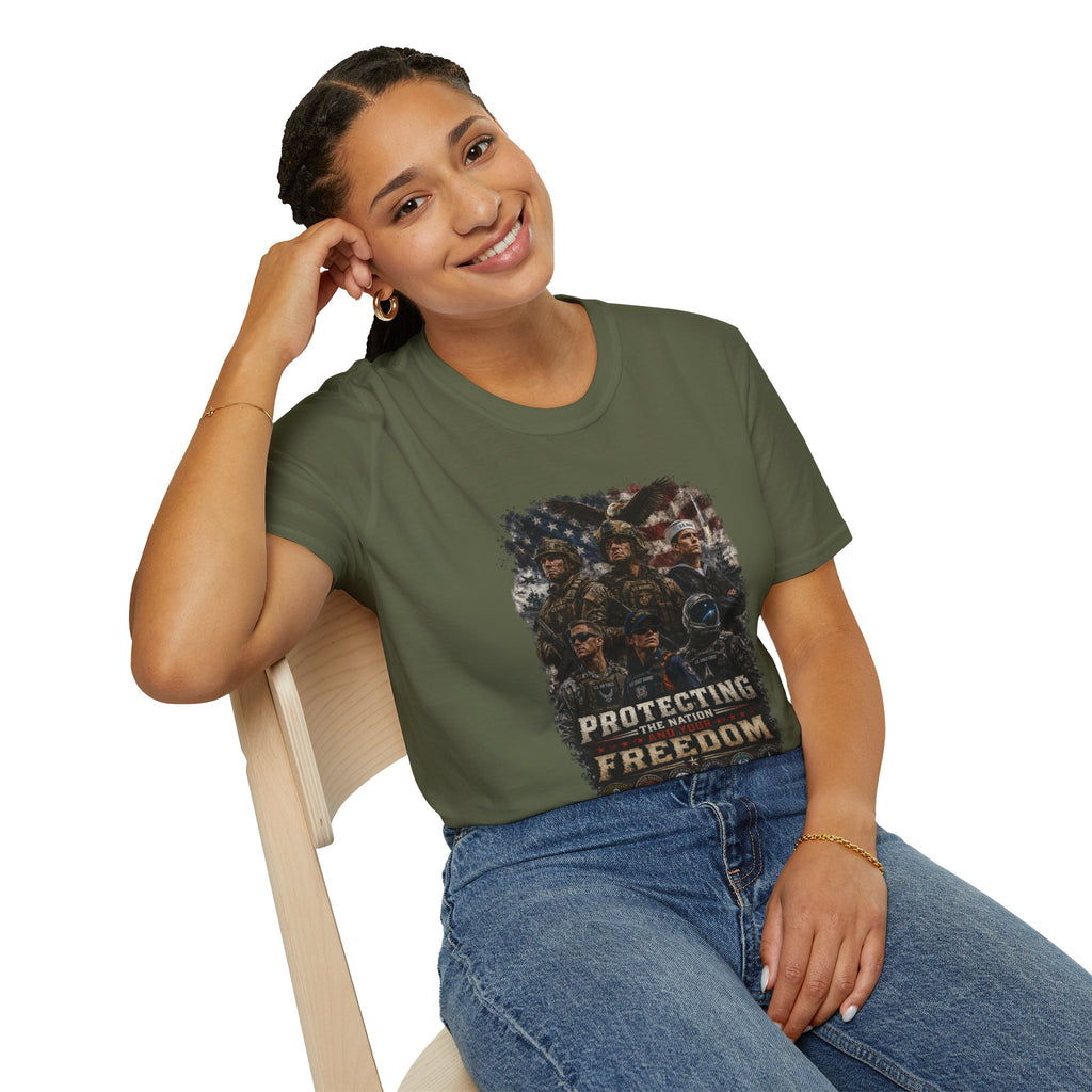 Protecting the Nation Unisex Softstyle T-Shirt