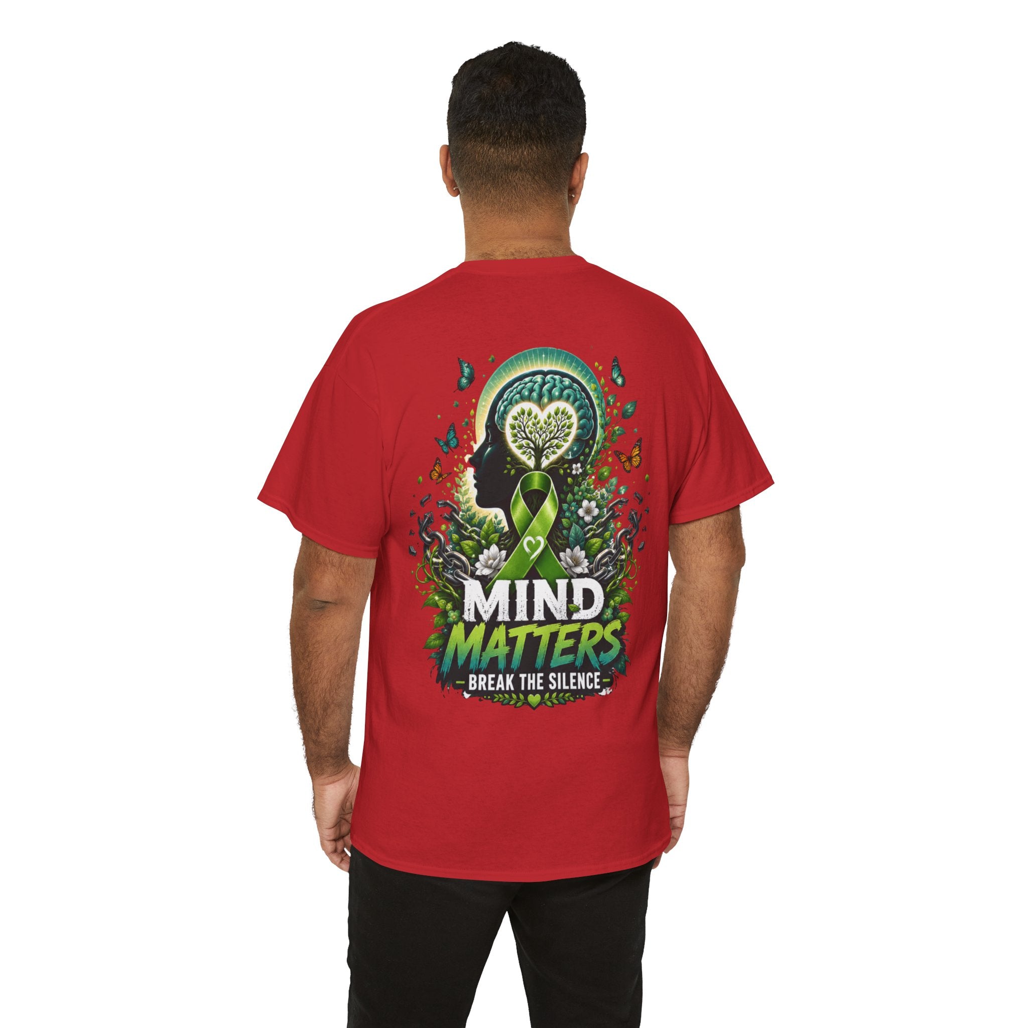Break the Silence Mental Health Unisex Heavy Cotton Tee