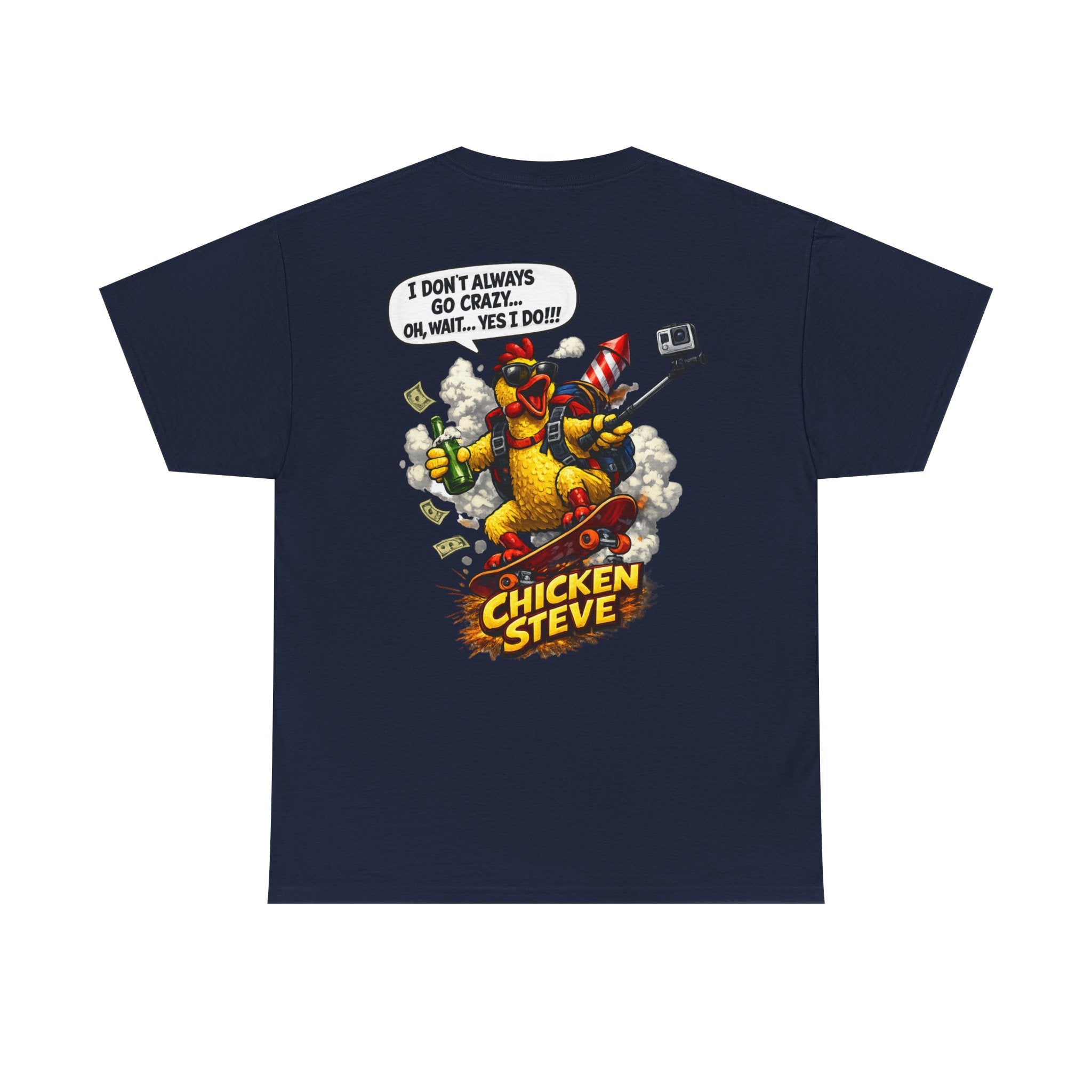 Unisex Heavy Cotton Tee    Chicken Steve's Adventures