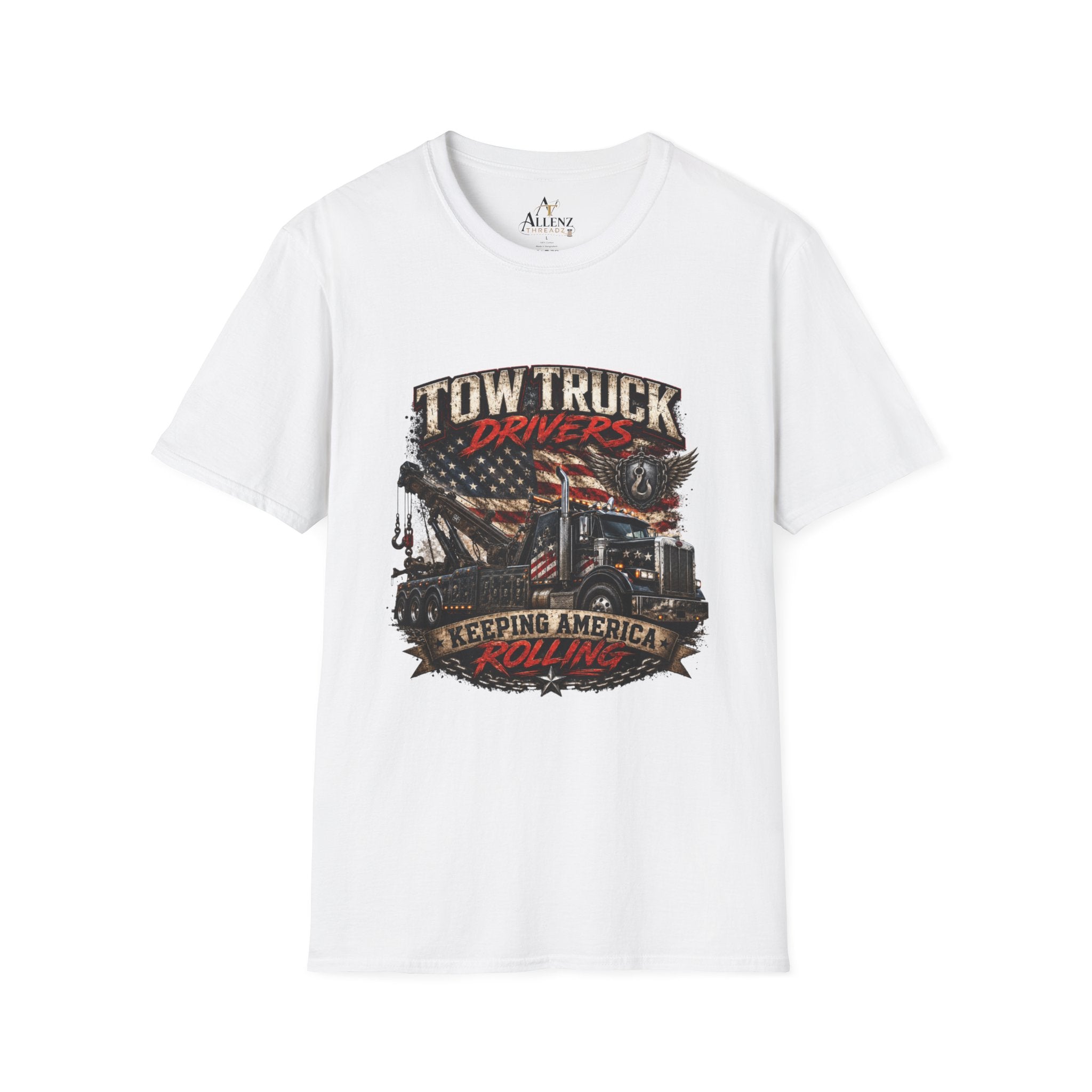 Tow Truck Driver Unisex Softstyle T-Shirt