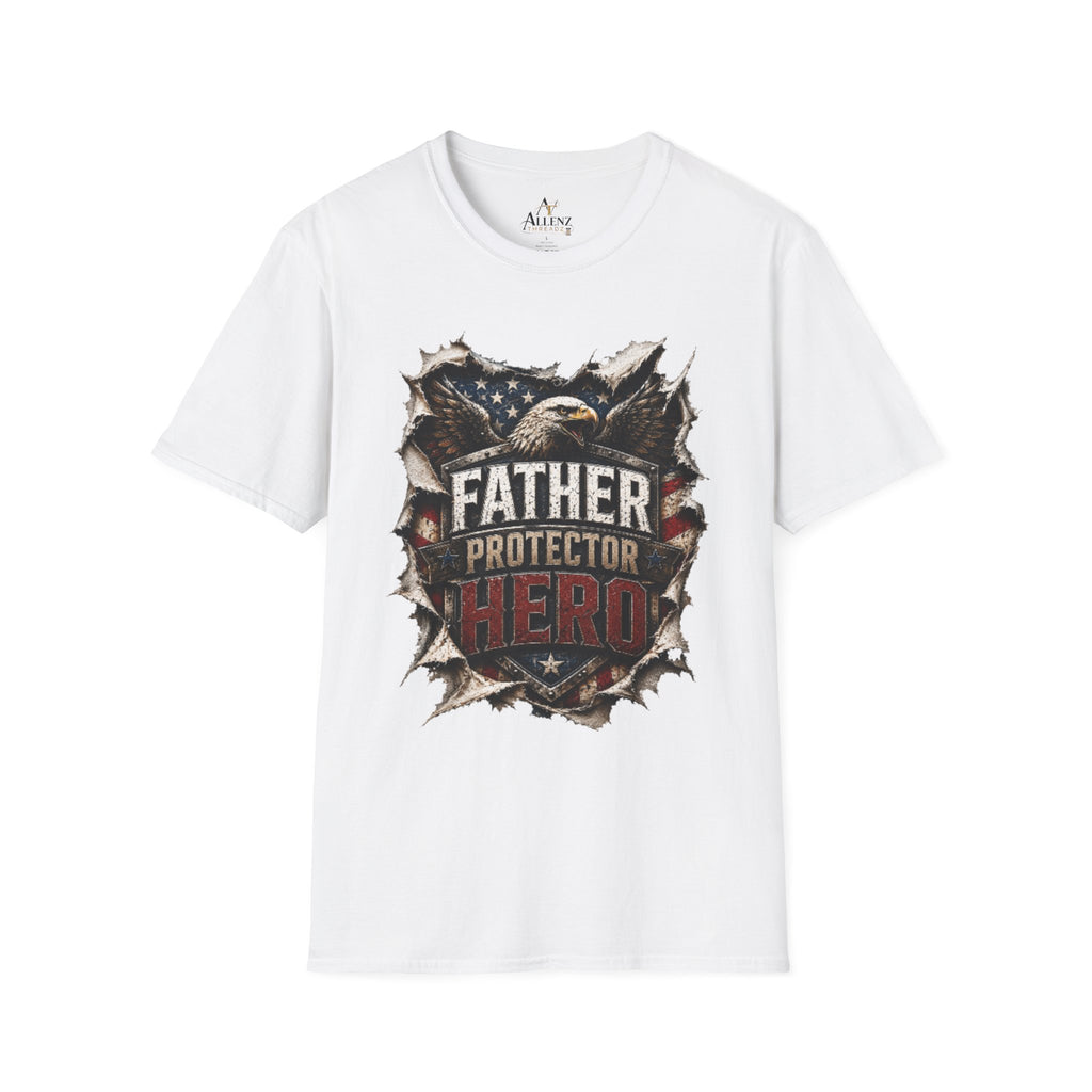 Father Protector Hero Unisex Softstyle T-Shirt