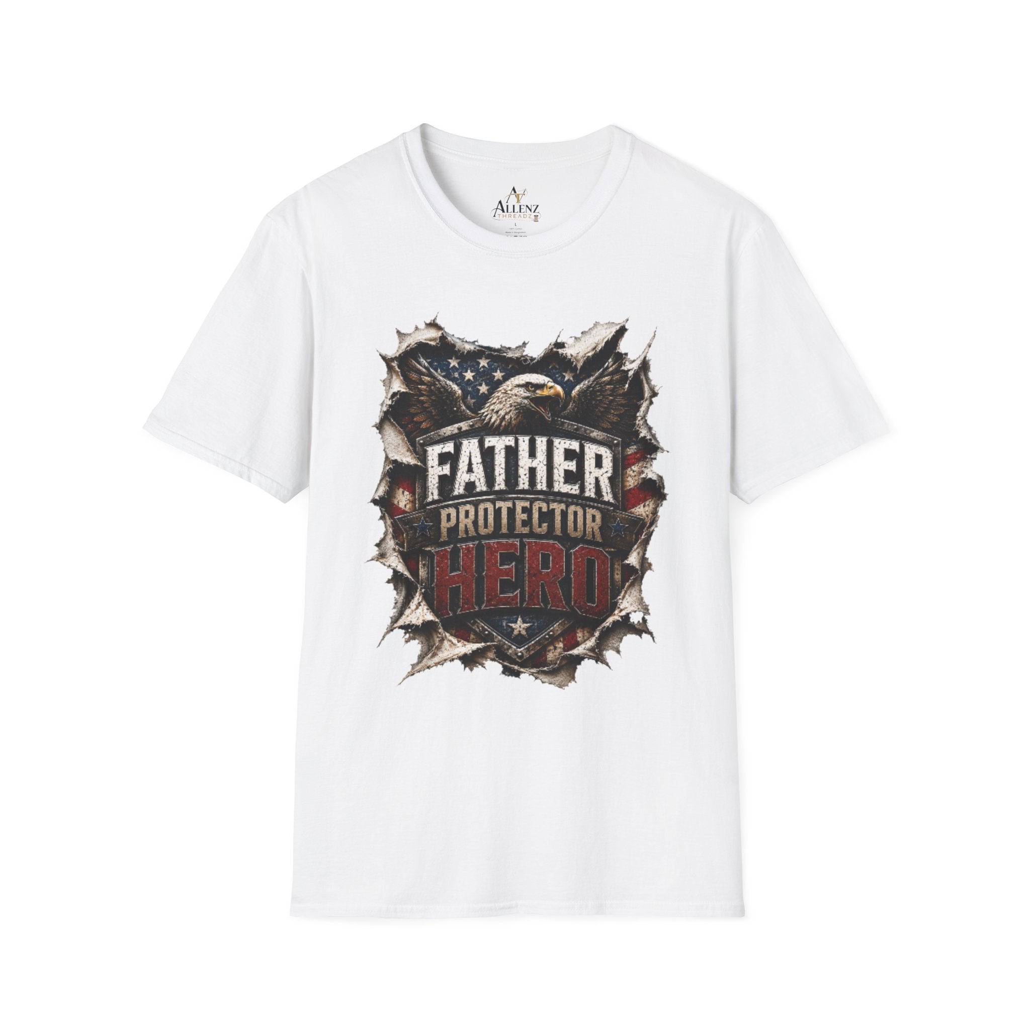 Father Protector Hero Unisex Softstyle T-Shirt