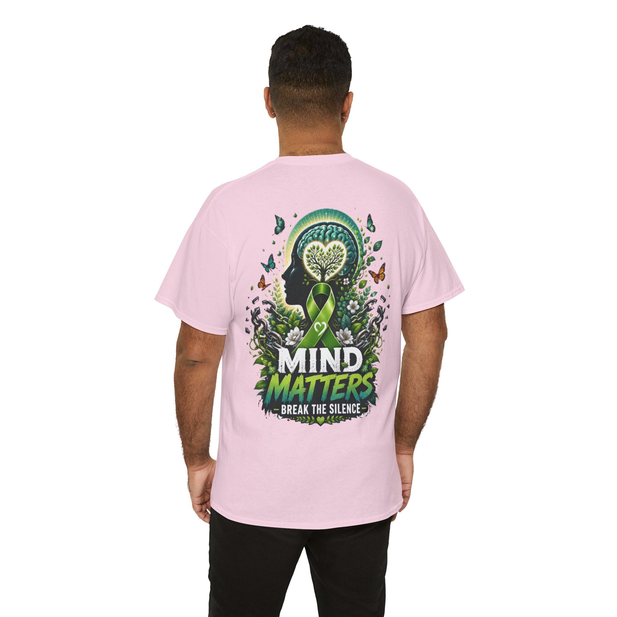 Break the Silence Mental Health Unisex Heavy Cotton Tee