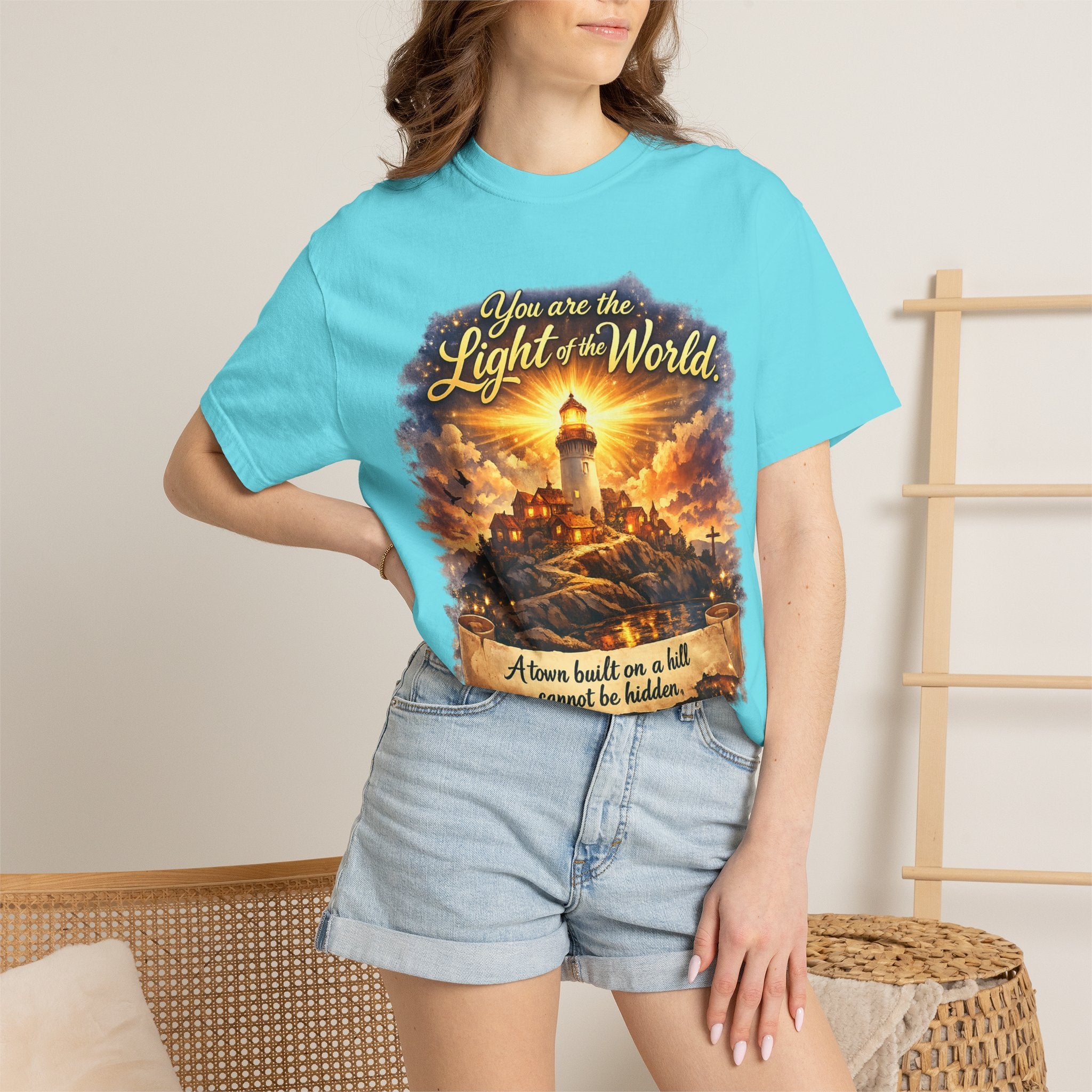 You Are the Light of the World T-Shirt — Lighthouse Faith Graphic Tee