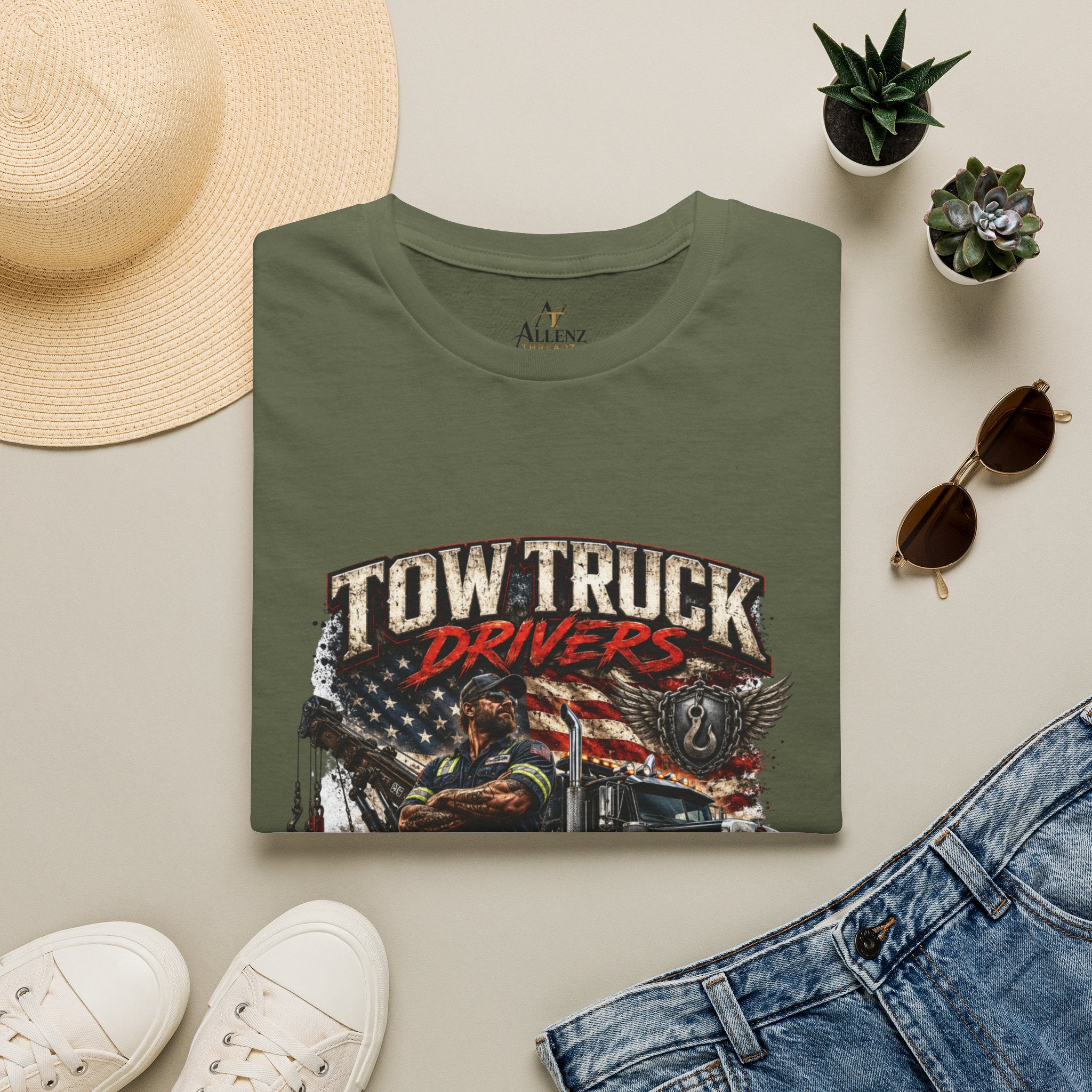 Tow Truck Driver Unisex Softstyle T-Shirt