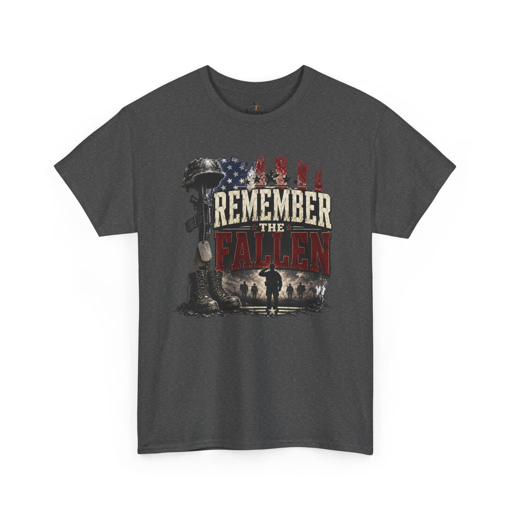 Unisex Heavy Cotton Tee   Military remember the Fallen
