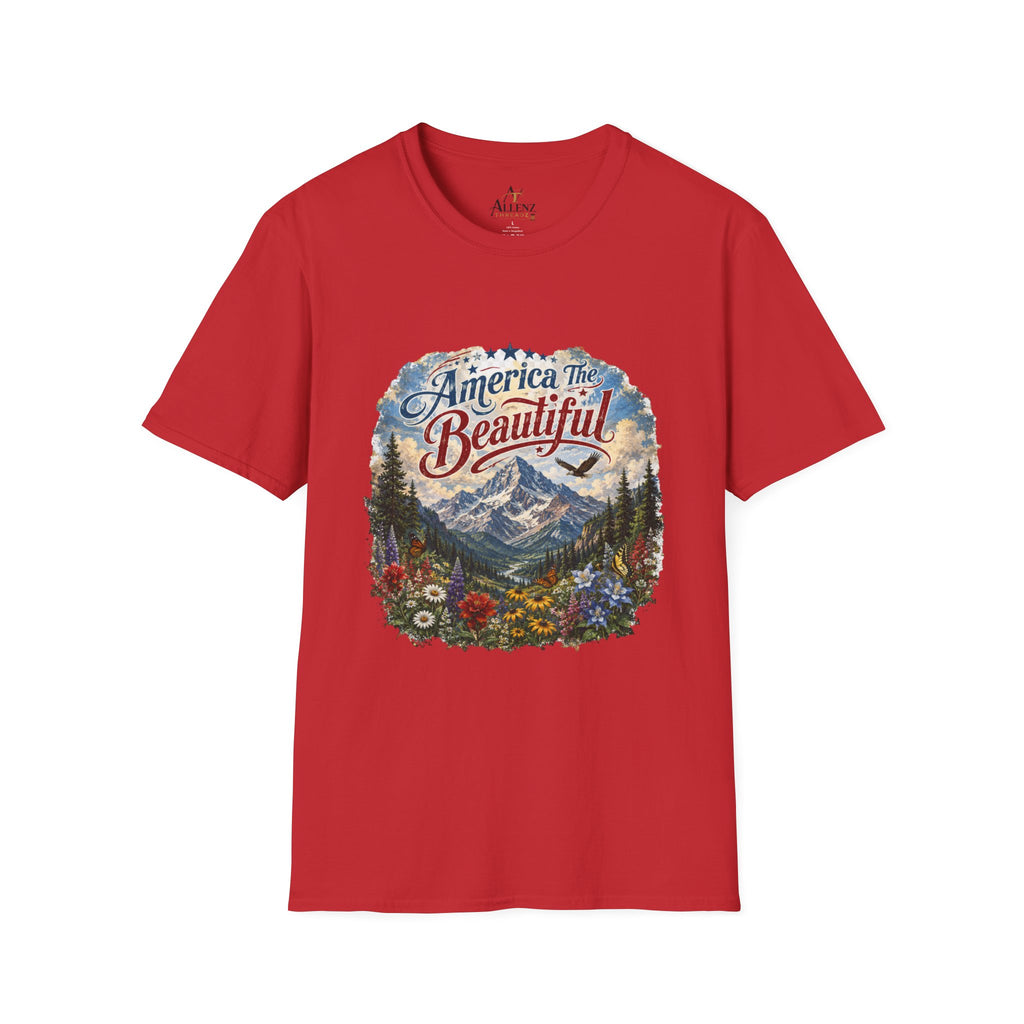 America the Beautiful Unisex Softstyle T-Shirt