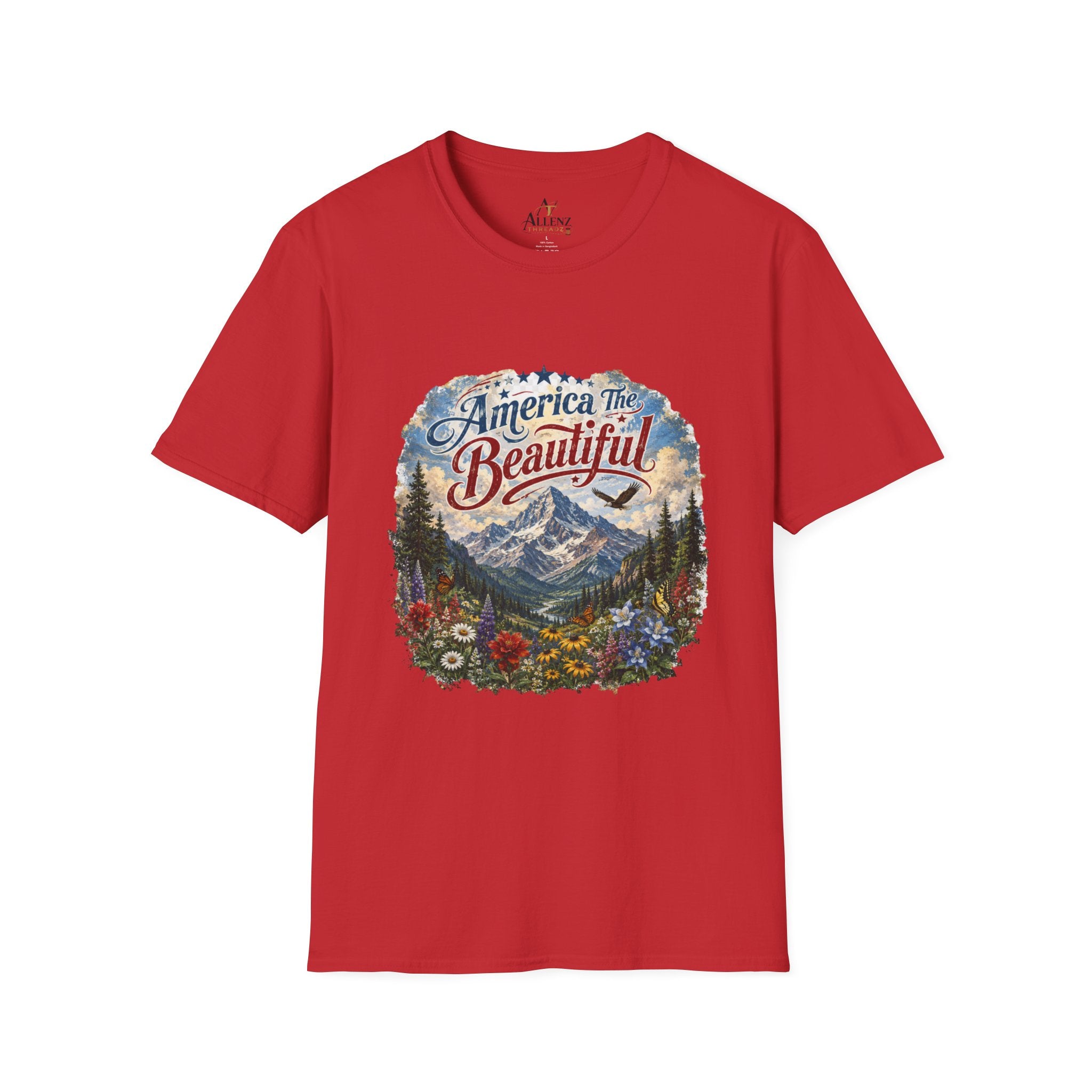 America the Beautiful Unisex Softstyle T-Shirt