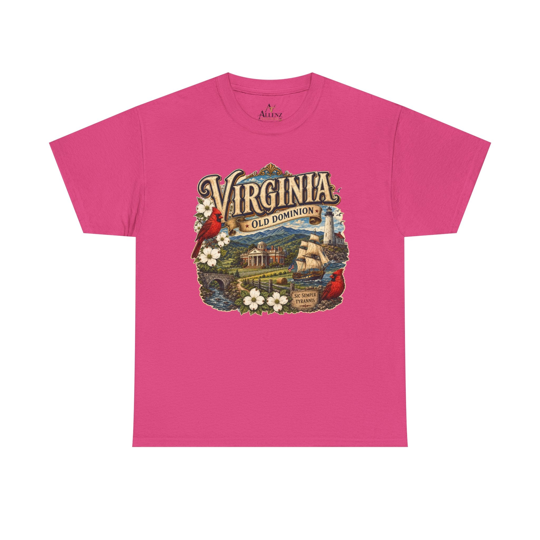 Unisex Heavy Cotton Tee Virginia – Timeless Beauty of the Old Dominion 🚢🕊️