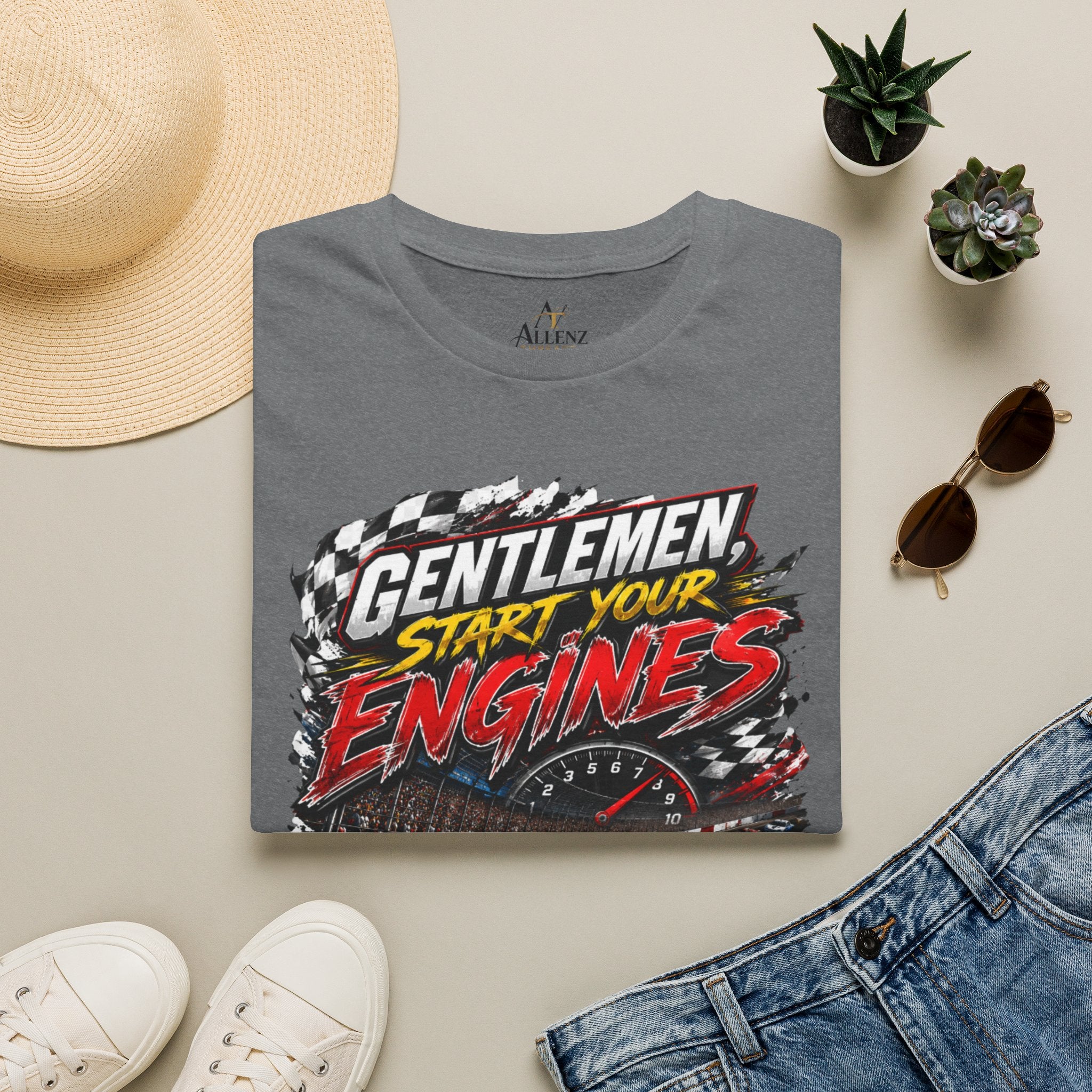 Start Your Engines Racing Unisex Softstyle T-Shirt