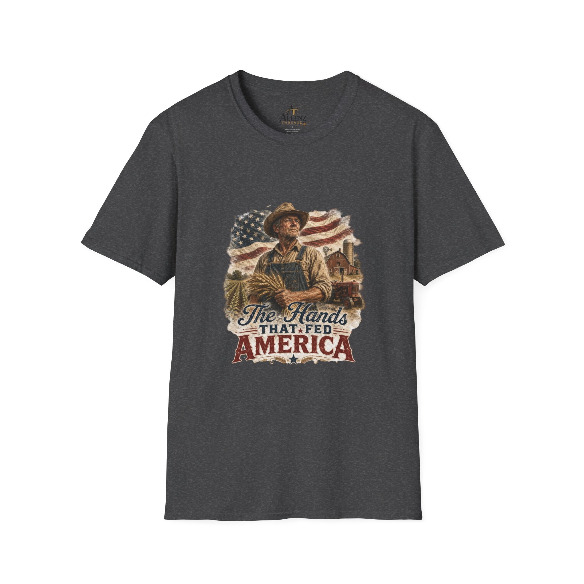 The Hands that fed America Unisex Softstyle T-Shirt