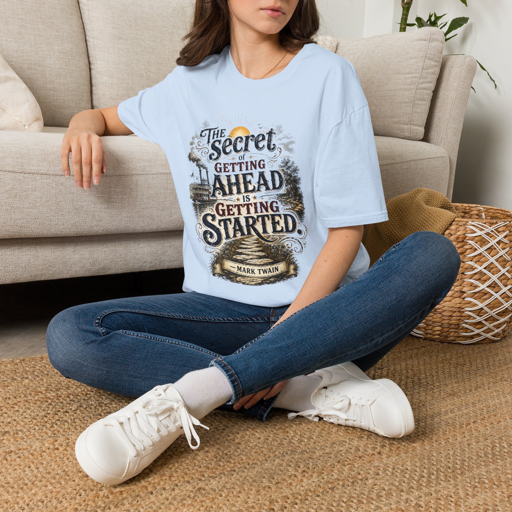 The Secret to Getting Ahead Unisex Softstyle T-Shirt