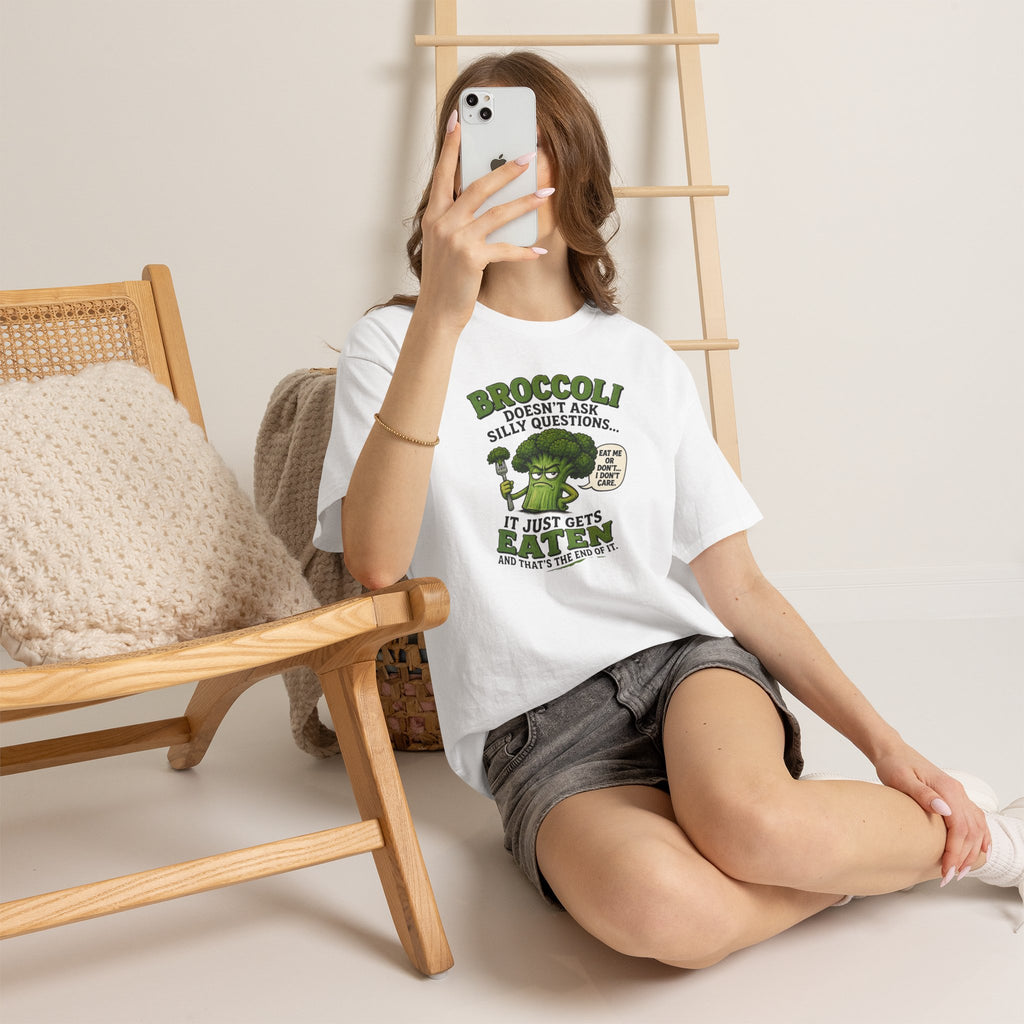 Broccoli head Unisex Heavy Cotton Tee