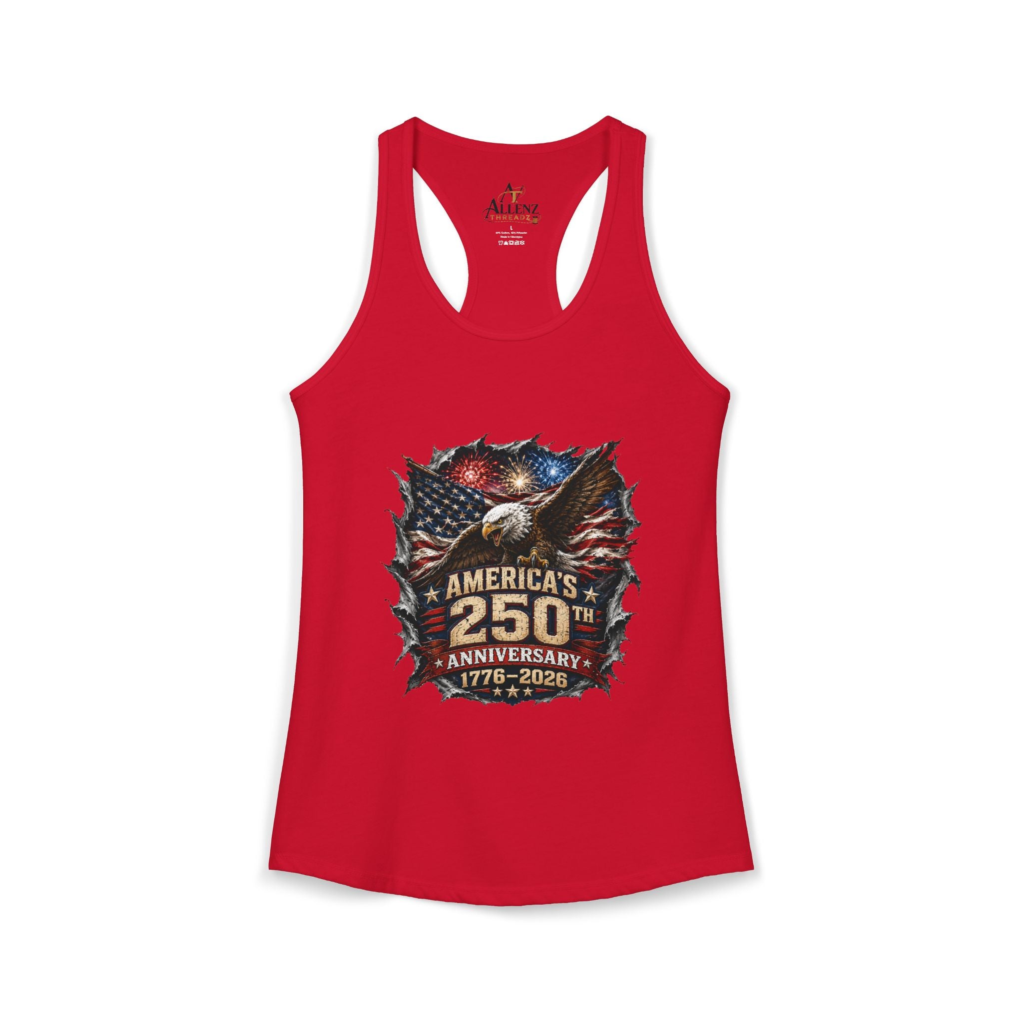 Americas 250th Anniversary Women's Ideal Racerback Tank