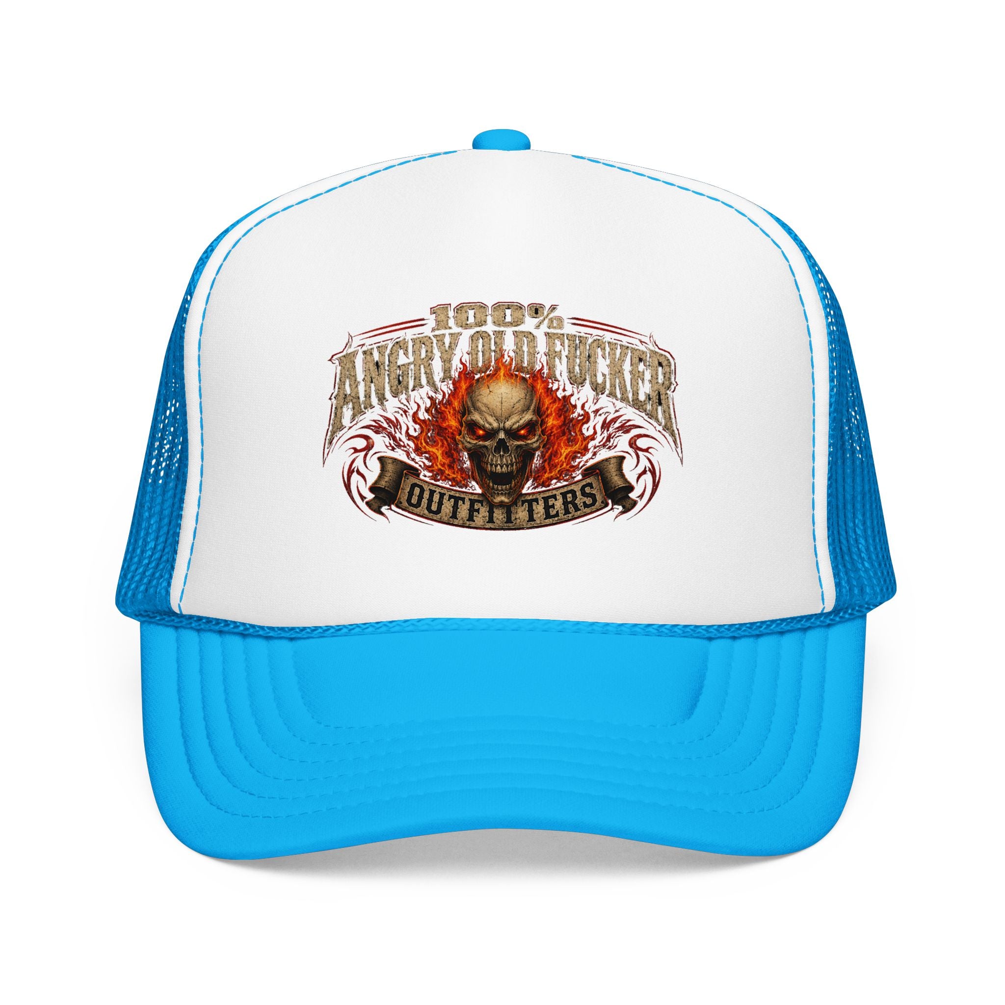 Foam Trucker Hat. 100% angry old man.