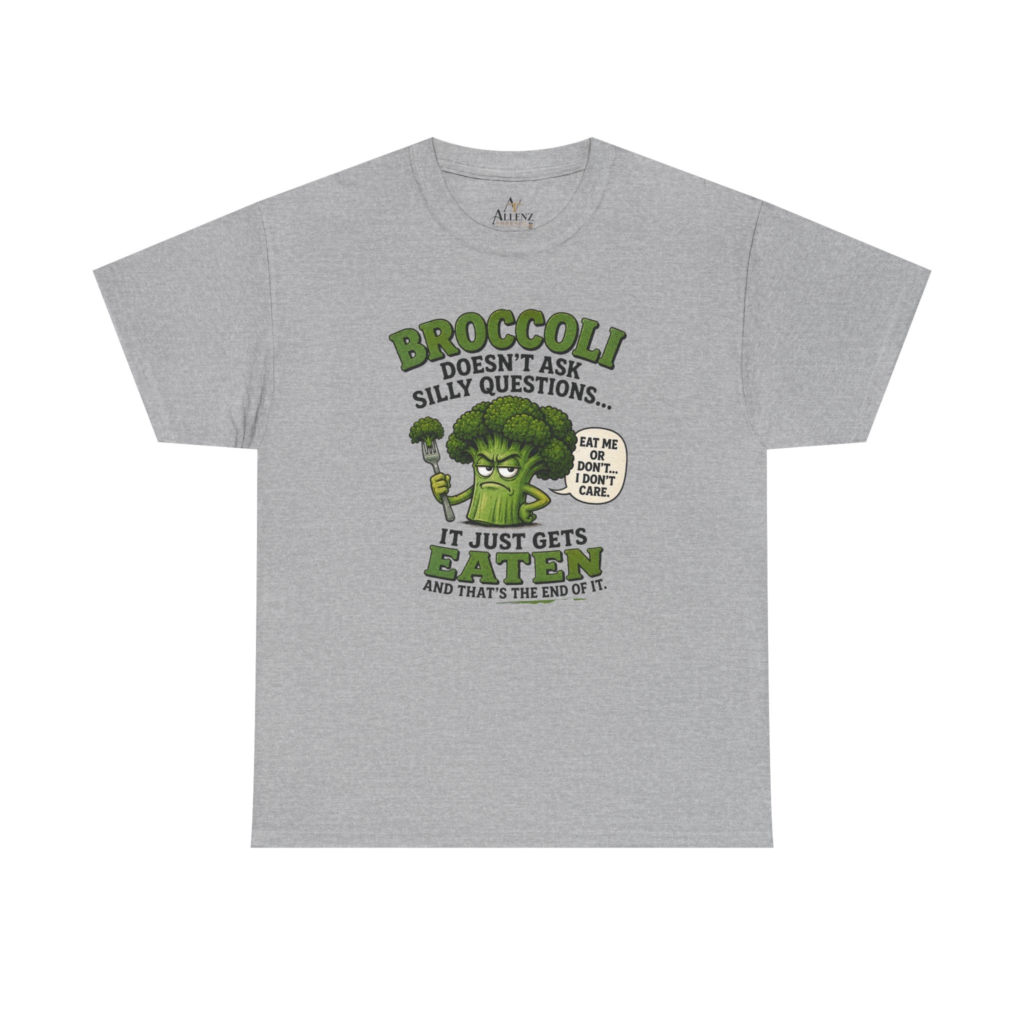 Broccoli head Unisex Heavy Cotton Tee