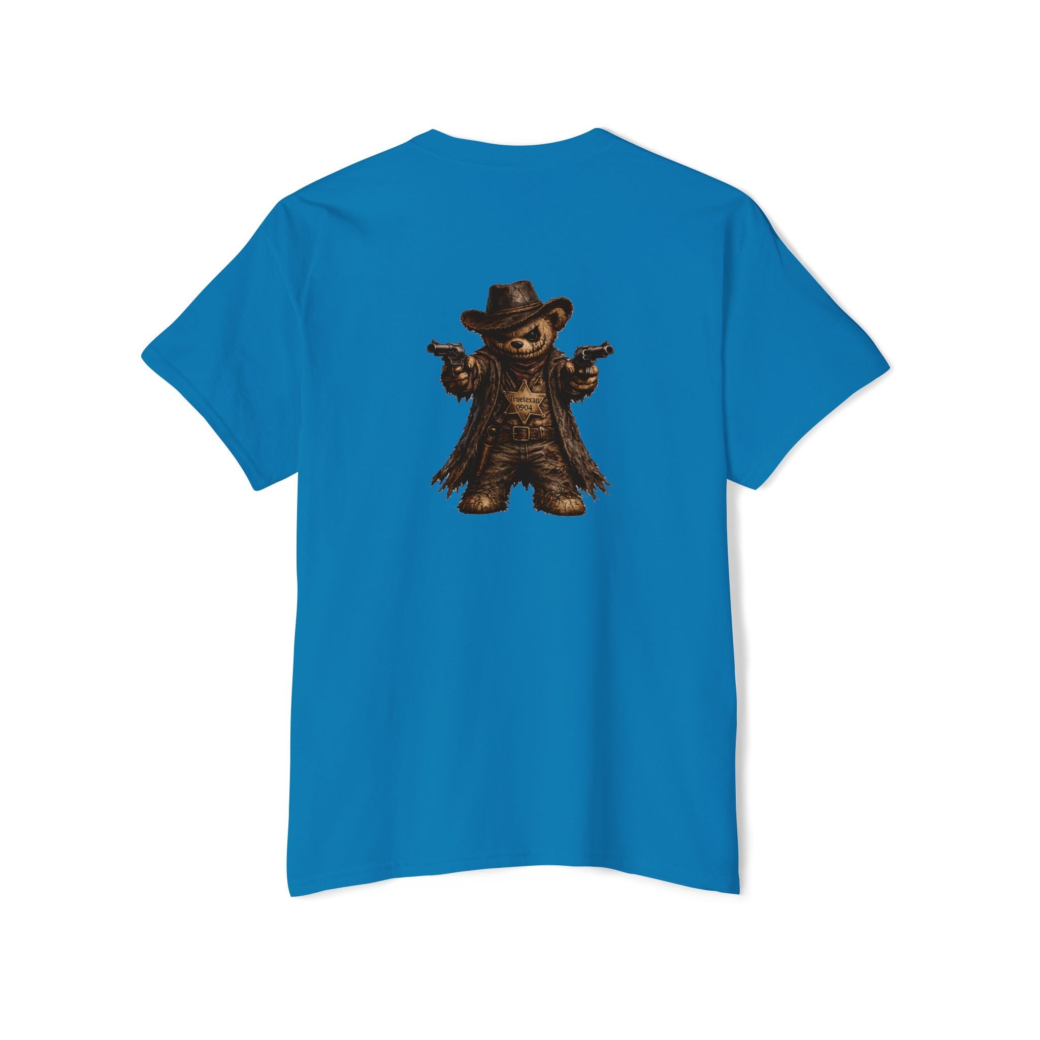 True Texan Scare Bear  Unisex Heavy Cotton Pocket Tee