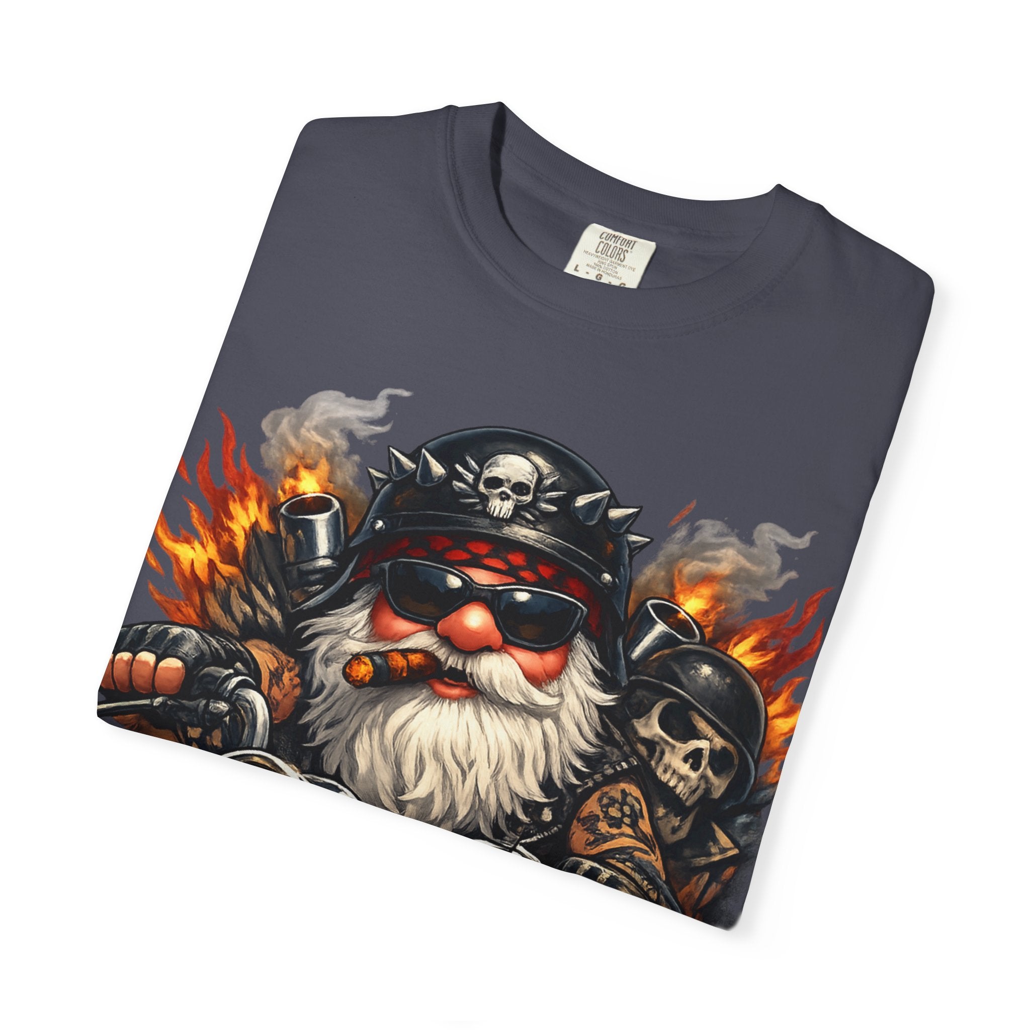 Biker Life T-Shirt — Vintage Gnome Motorcycle Graphic Tee