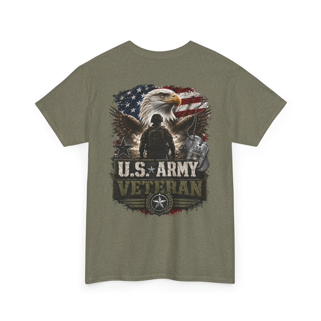 Army Veteran Unisex Heavy Cotton Tee
