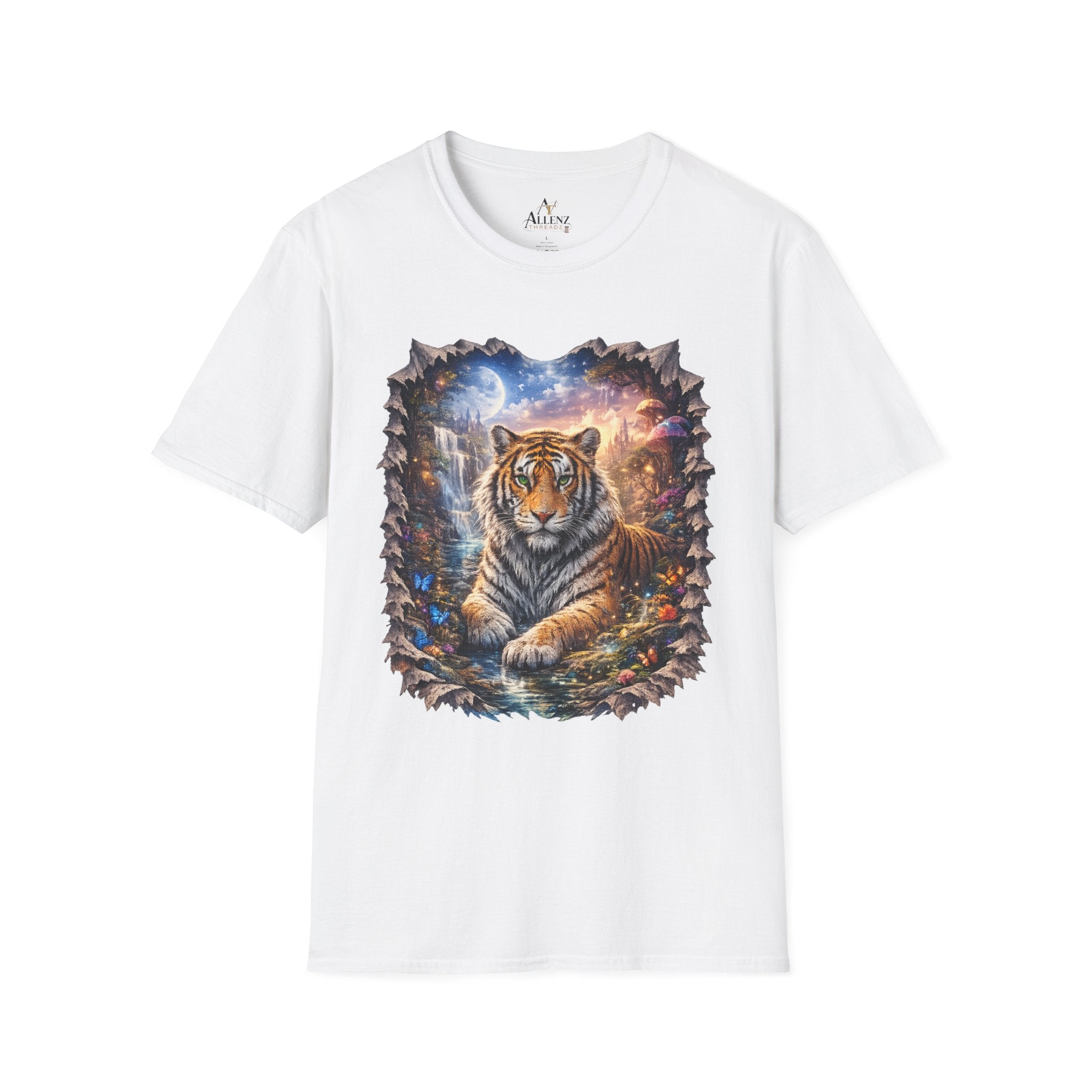 Unisex Softstyle T-Shirt -Fantasy Bengal tiger