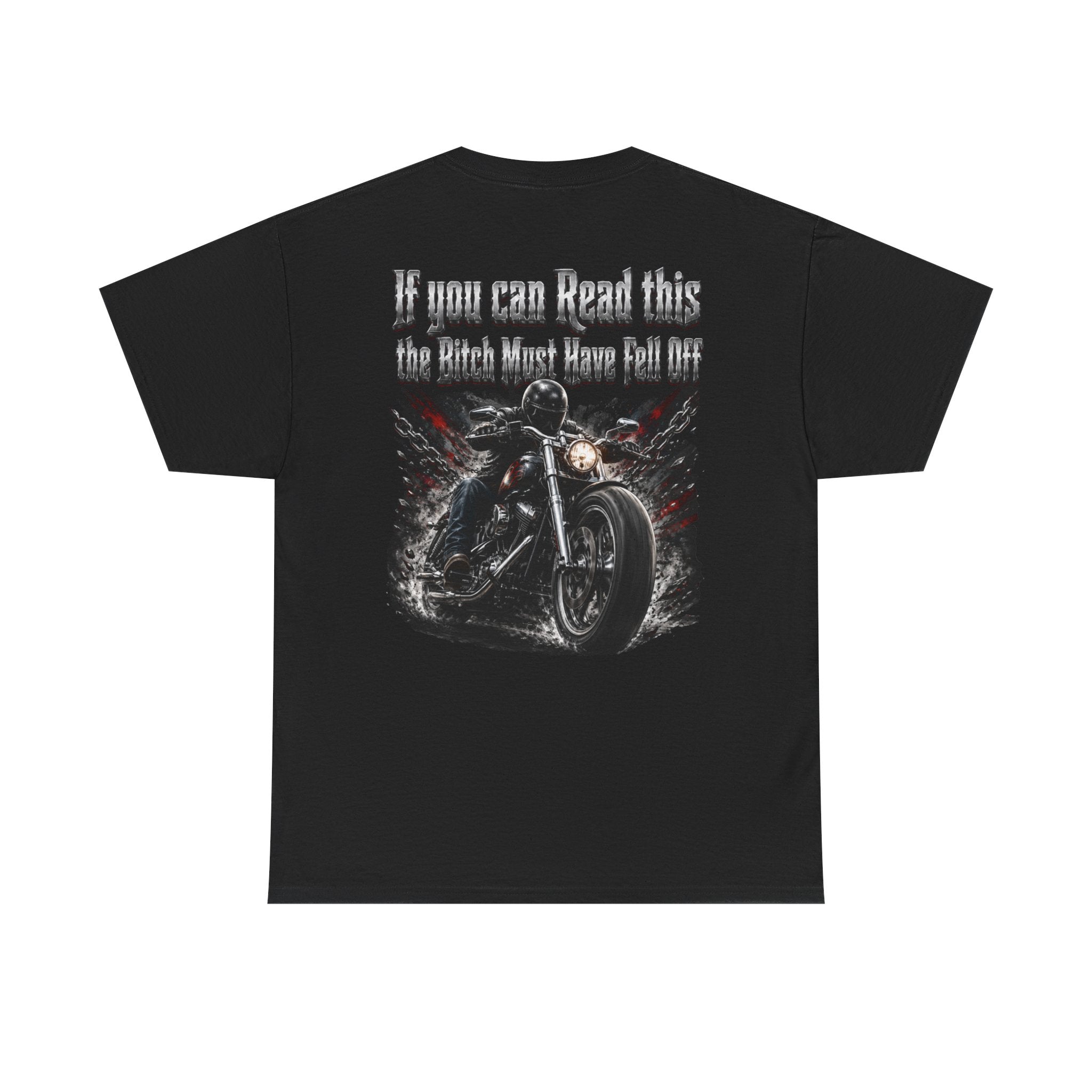 I you can Read This Biker Shirt Unisex Heavy Cotton Tee
