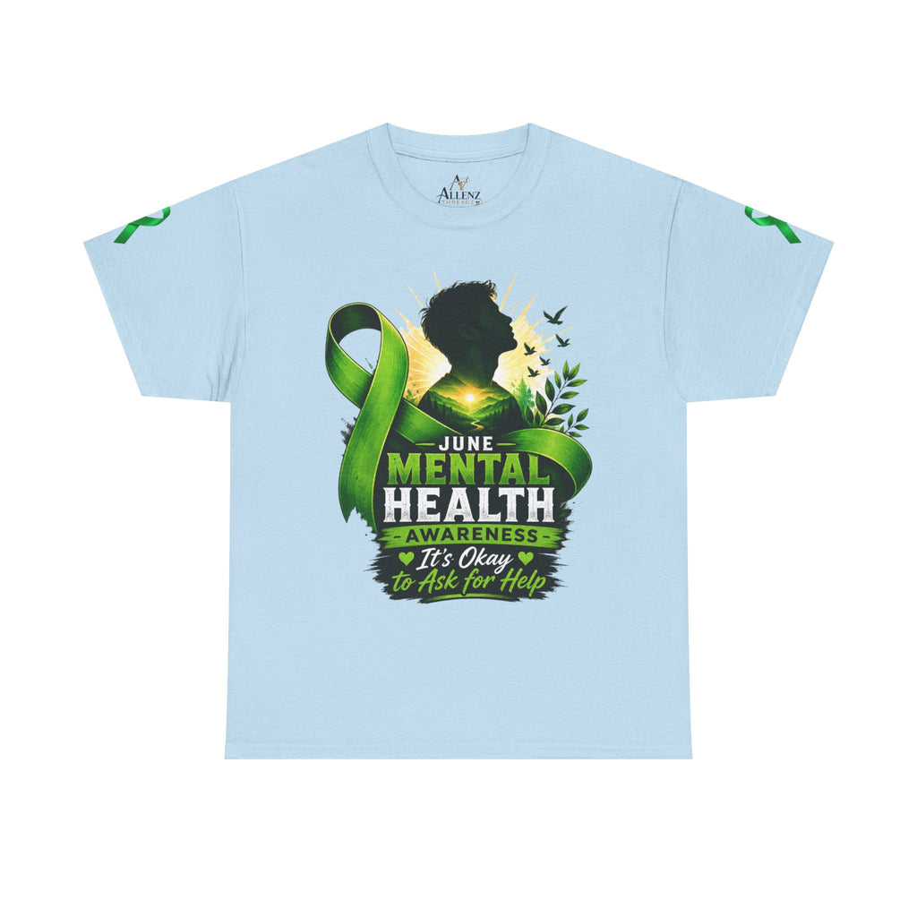 Men's Mental Health Awareness Unisex Heavy Cotton Tee