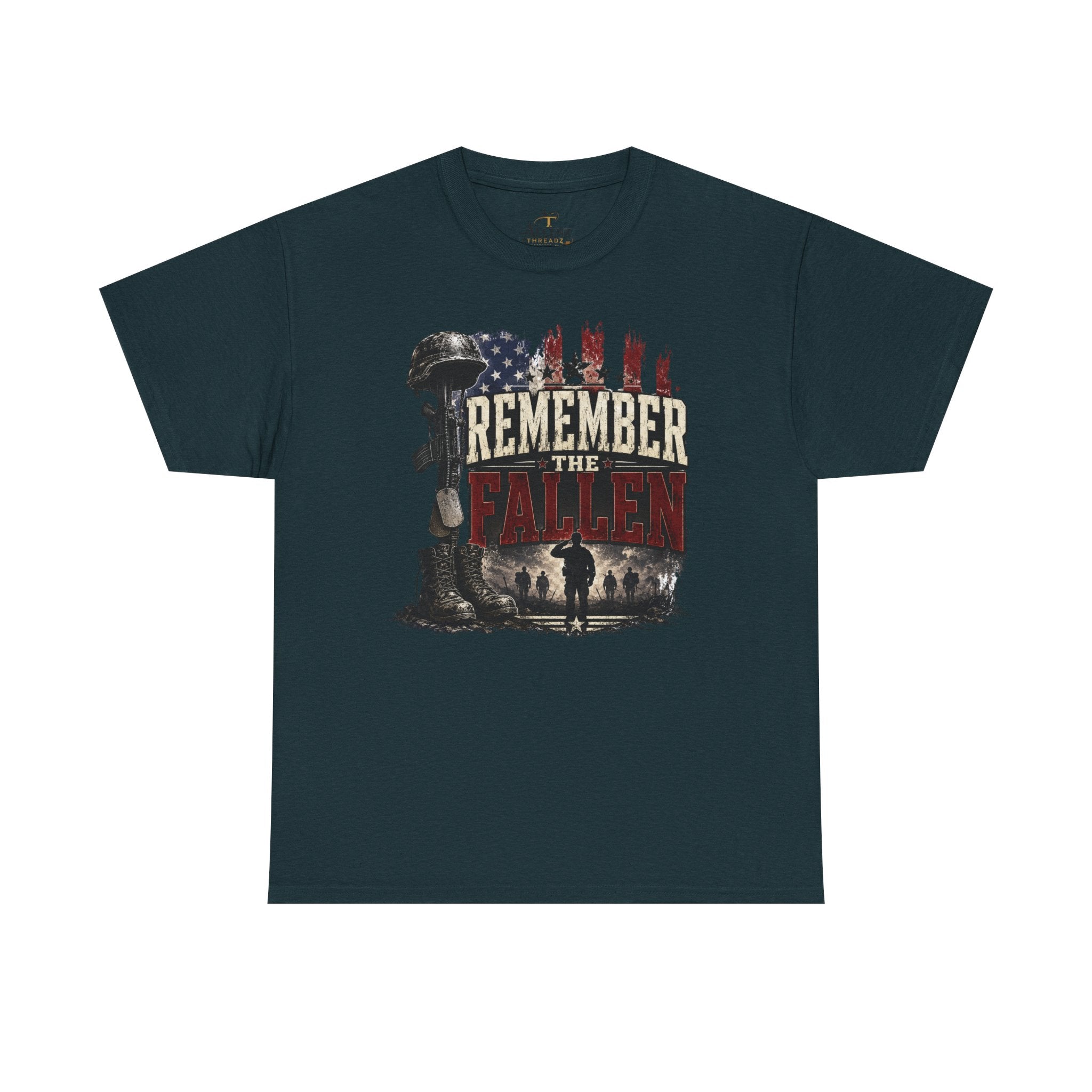Unisex Heavy Cotton Tee   Military remember the Fallen