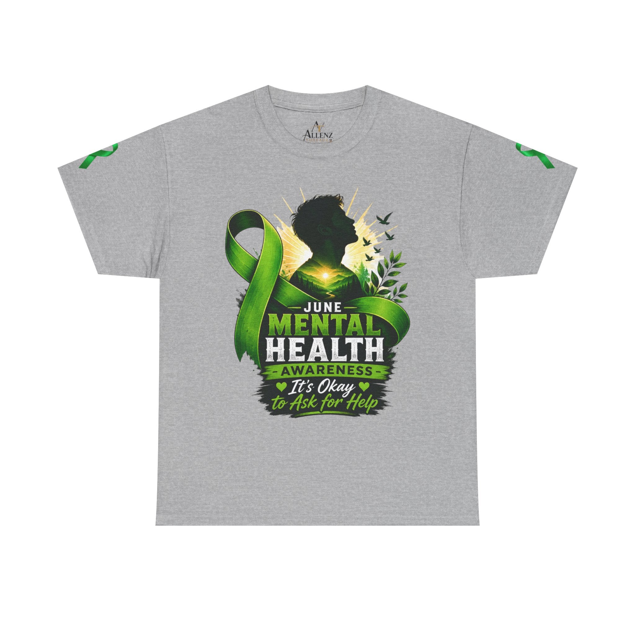 Men's Mental Health Awareness Unisex Heavy Cotton Tee