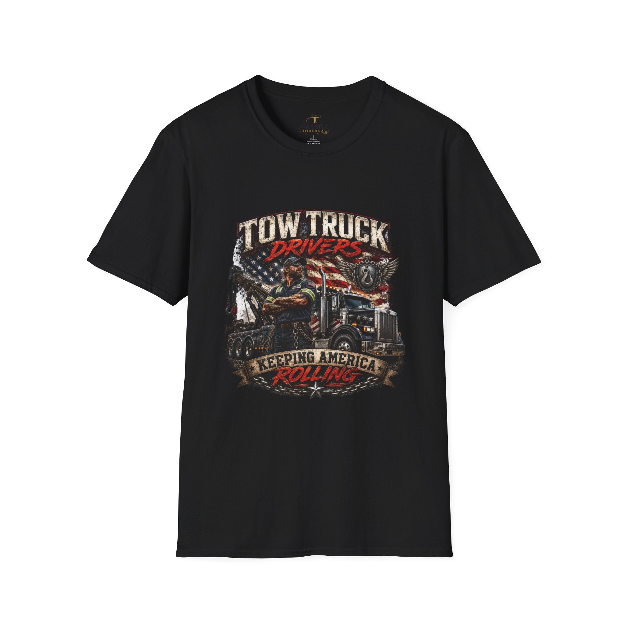 Tow Truck Driver Unisex Softstyle T-Shirt