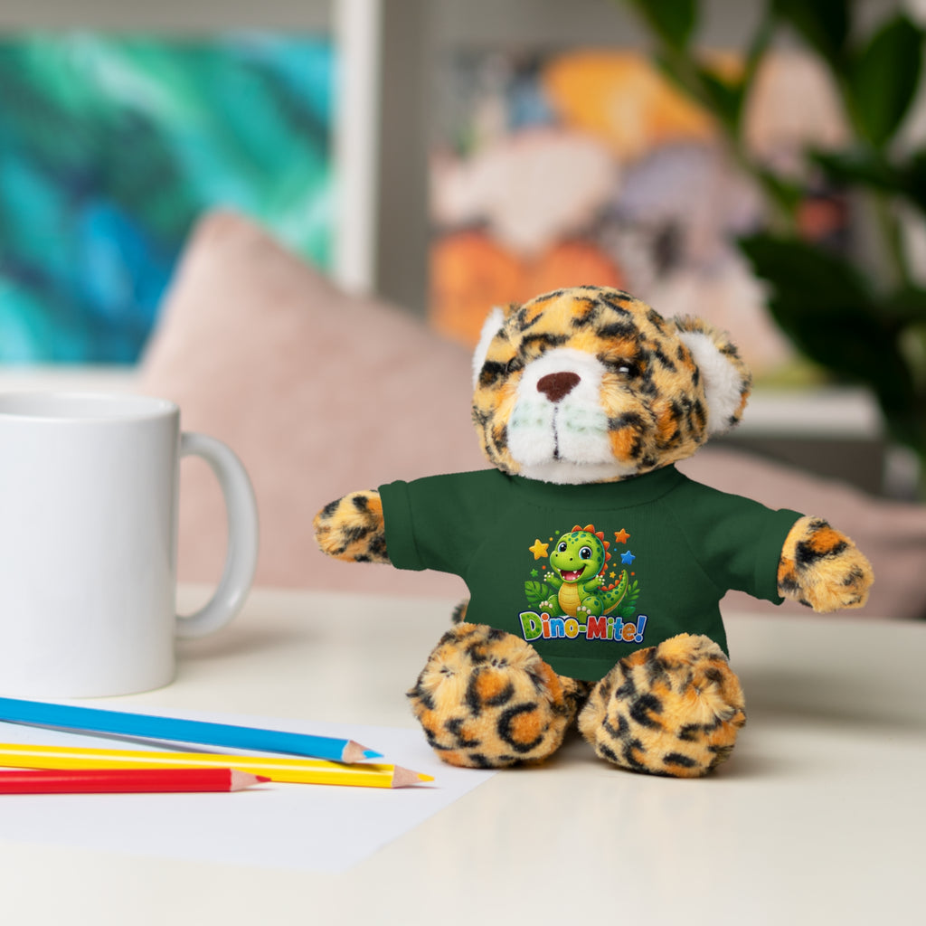 Kids Stuffed Animal with Dino-Mite T-Shirt