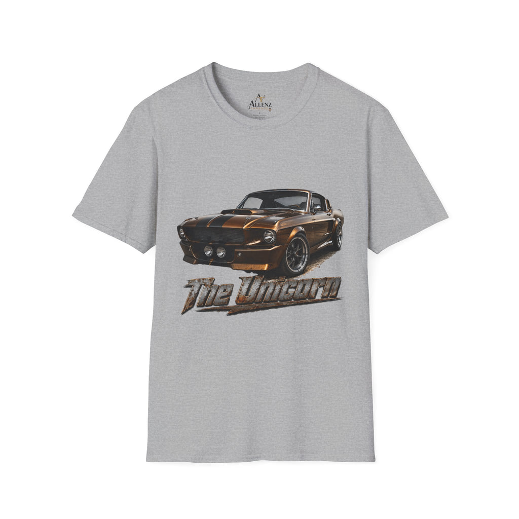 The Unicorn 67 Mustang Unisex Softstyle T-Shirt