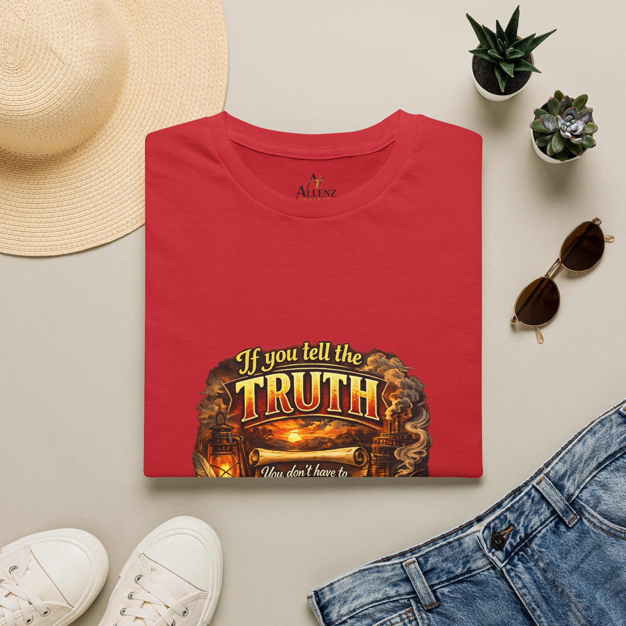 If you tell the truth Unisex Softstyle T-Shirt