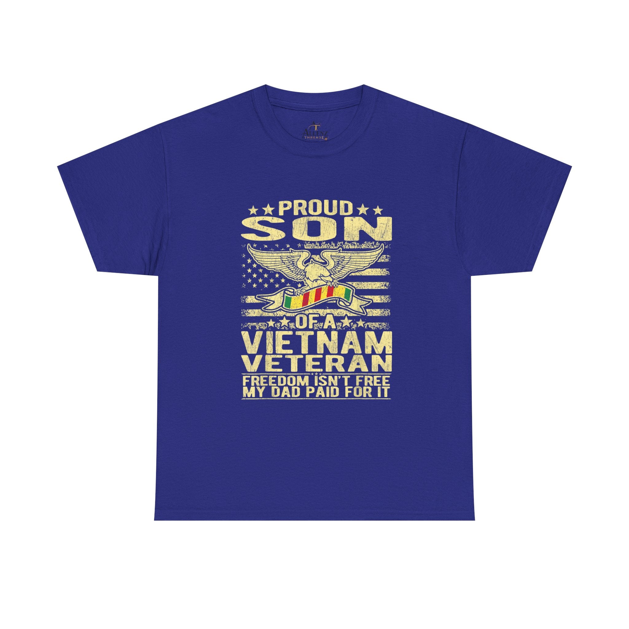 Unisex Heavy Cotton Tee  Proud Son of a Vietnam Veteran