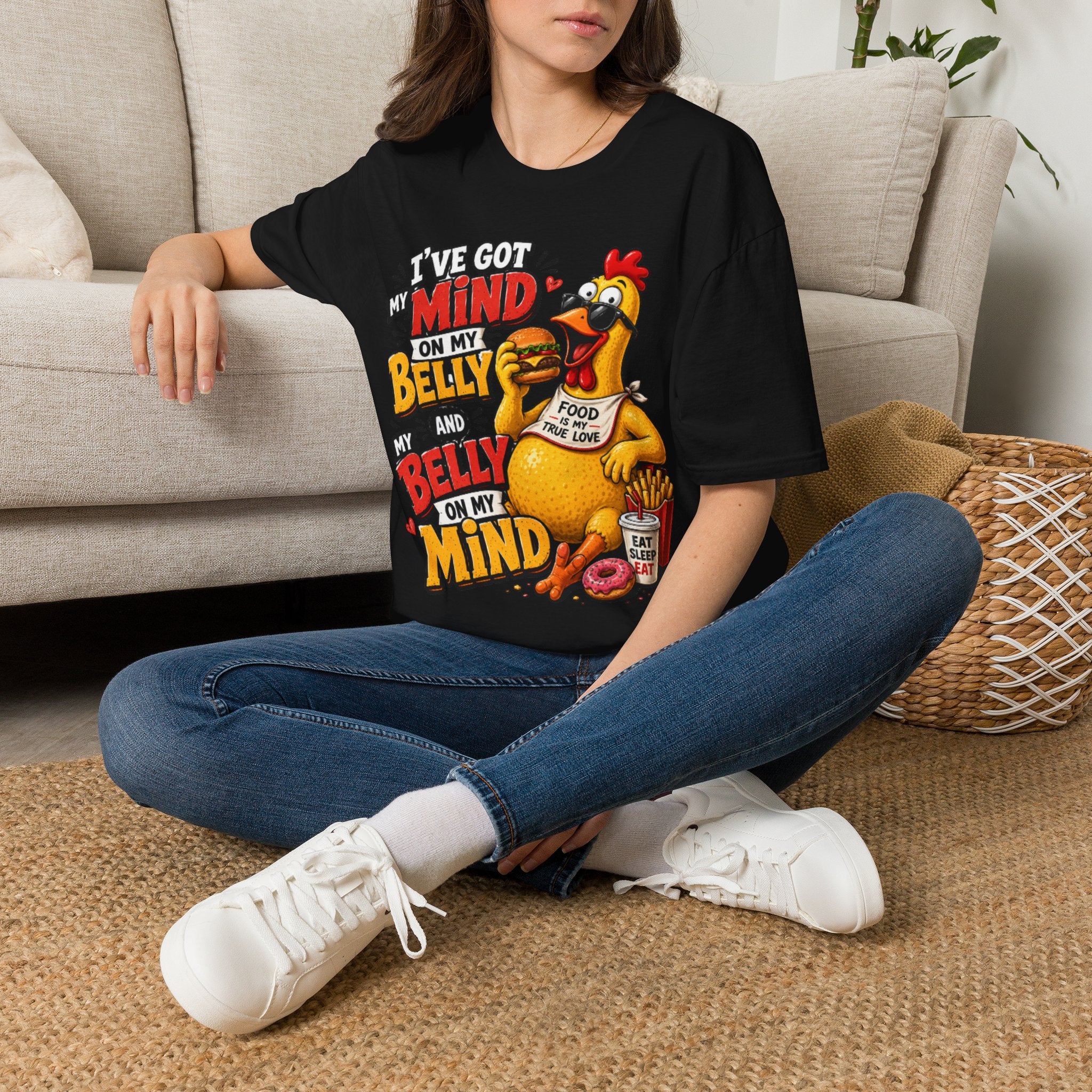 I've Got my Mind on My Belly Unisex Softstyle T-Shirt