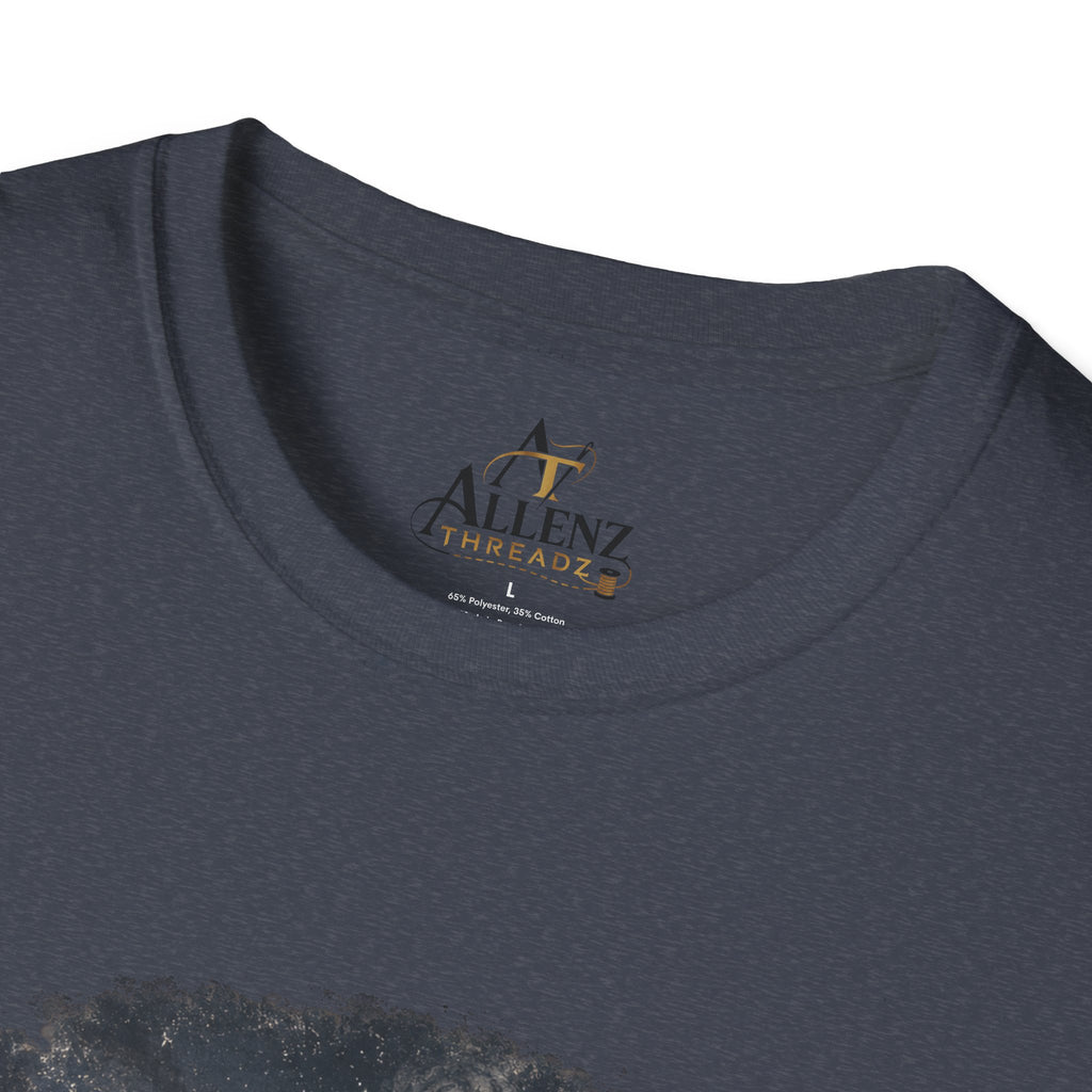 Country Livin' Cabin T‑Shirt — Rustic Sunset Woodlands Graphic Tee