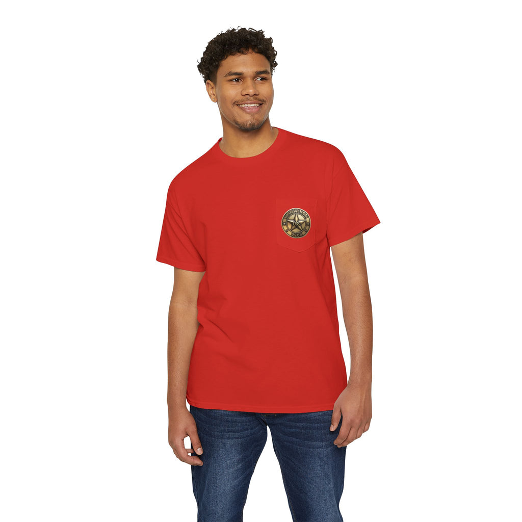 True Texan Badge Unisex Heavy Cotton Pocket Tee