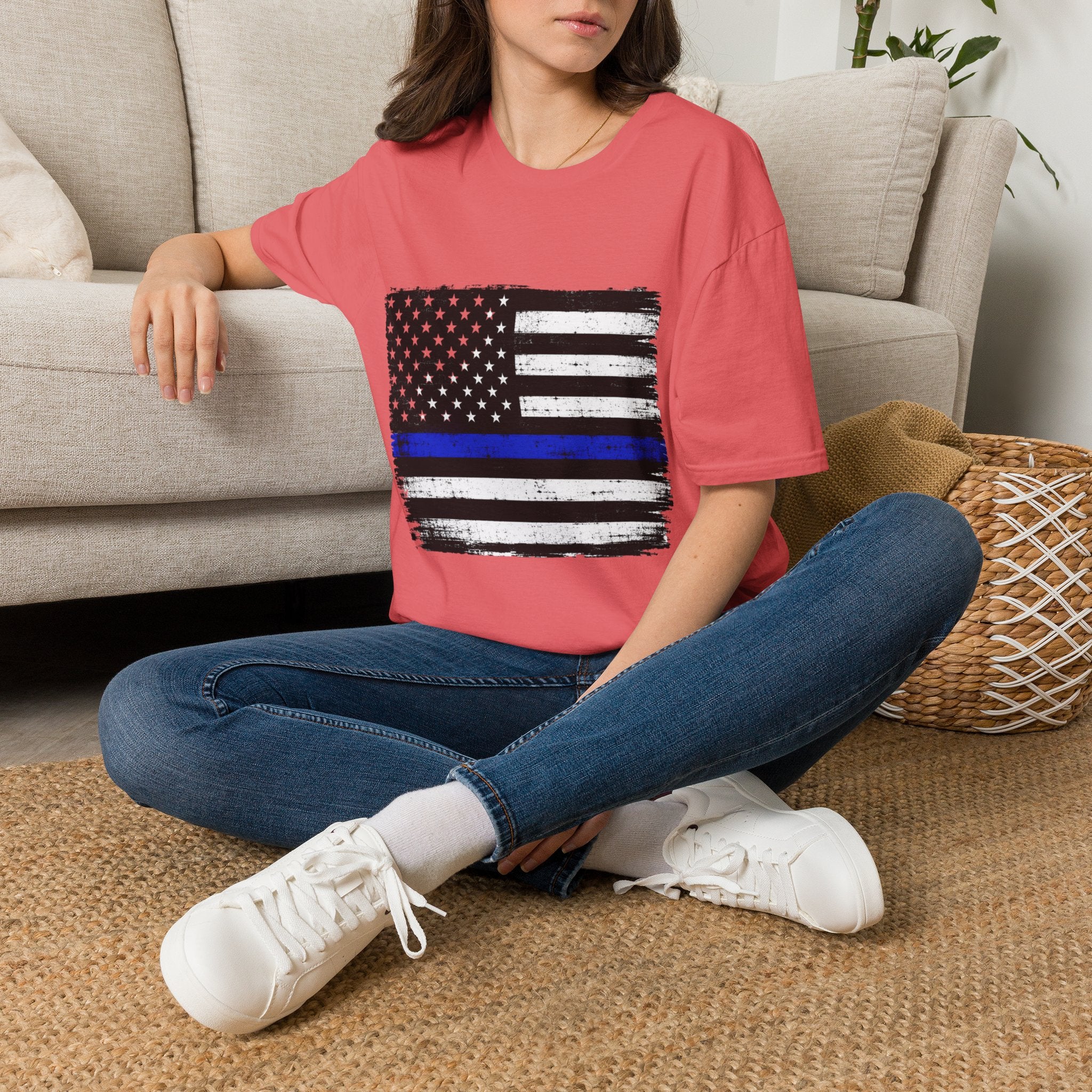 Thin Blue Line Unisex Softstyle T-Shirt