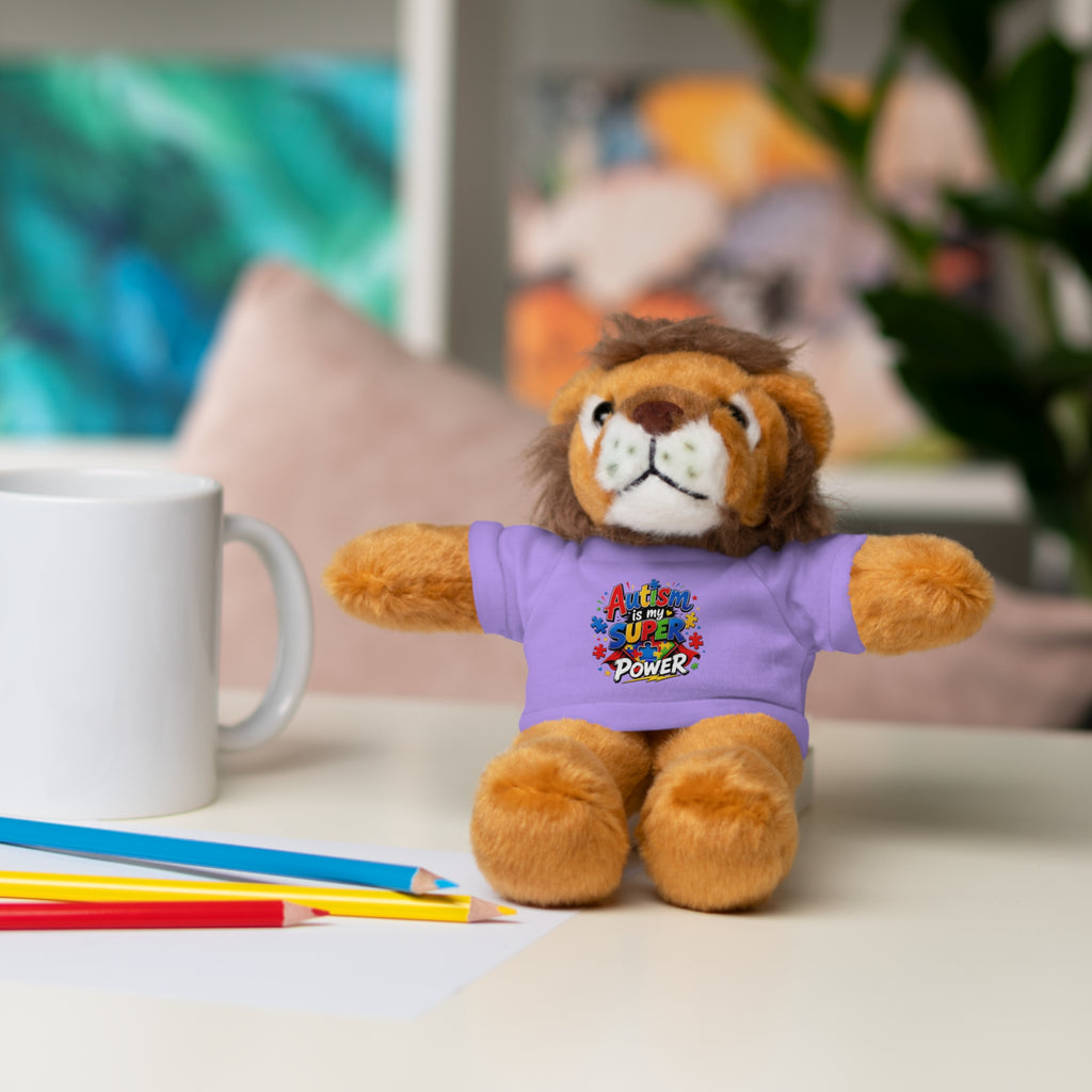 Kids Stuffed Animal with Autism T-Shirt