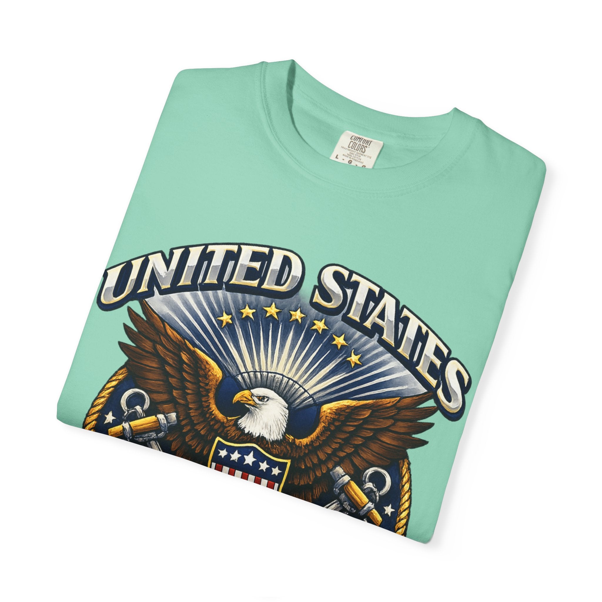 United States Navy Eagle Graphic T-Shirt — Honor Courage Commitment