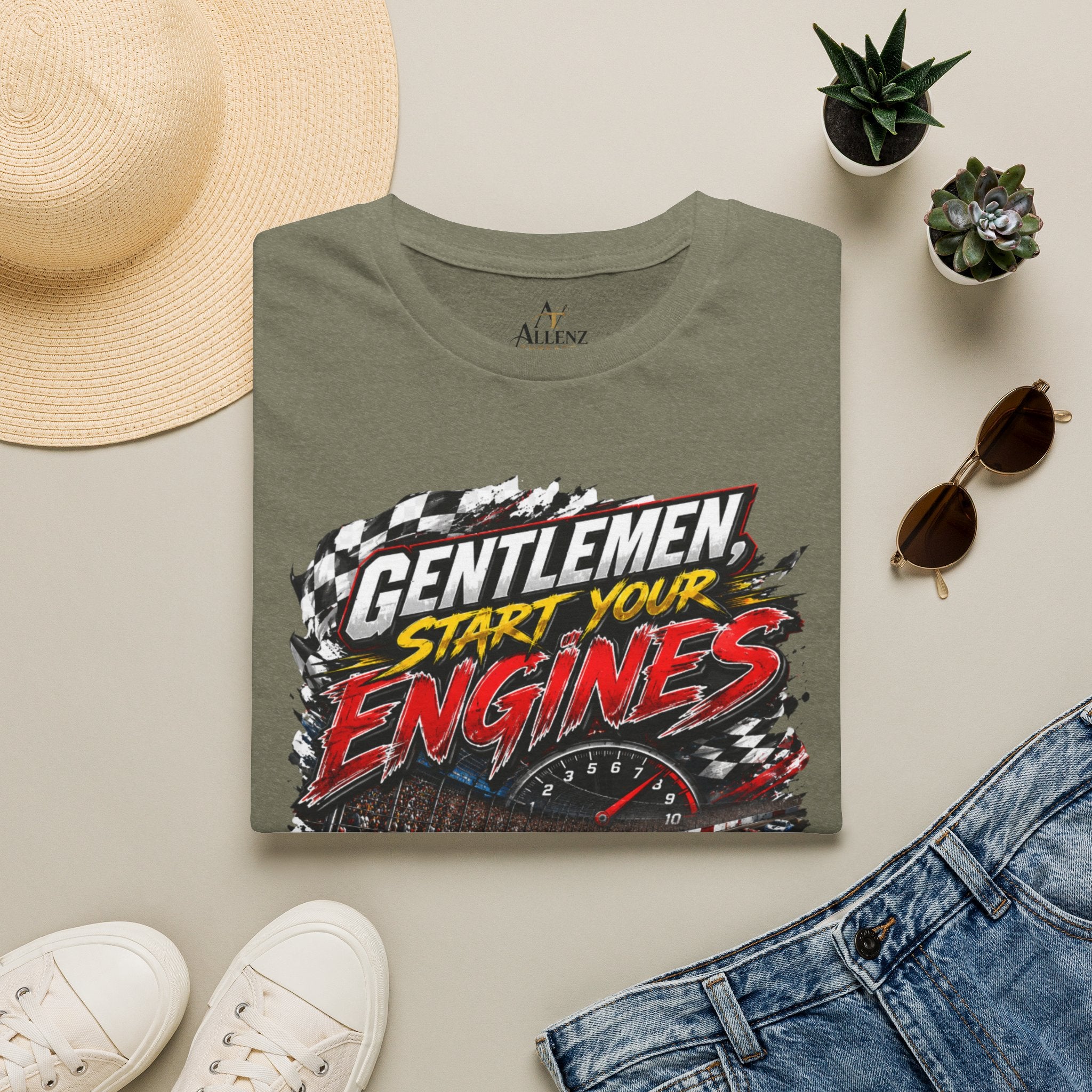 Start Your Engines Racing Unisex Softstyle T-Shirt