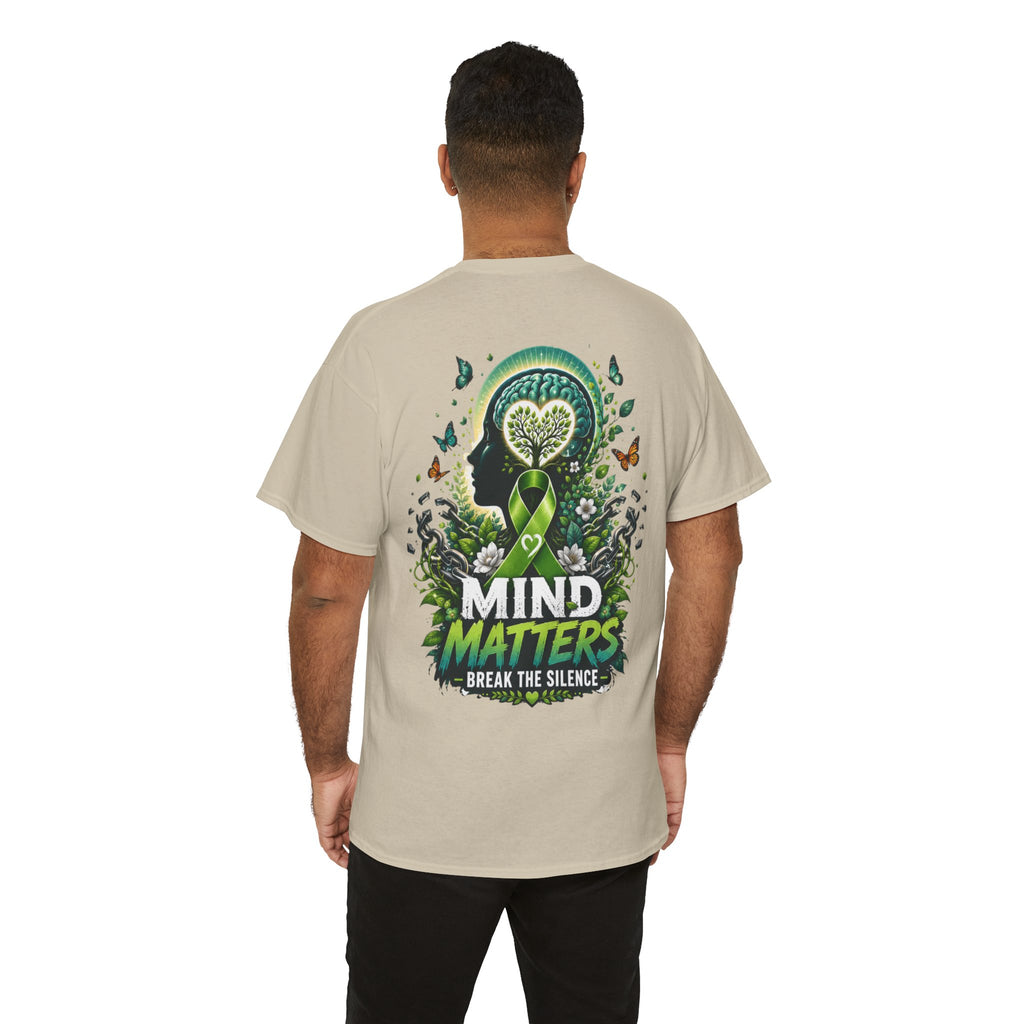 Break the Silence Mental Health Unisex Heavy Cotton Tee