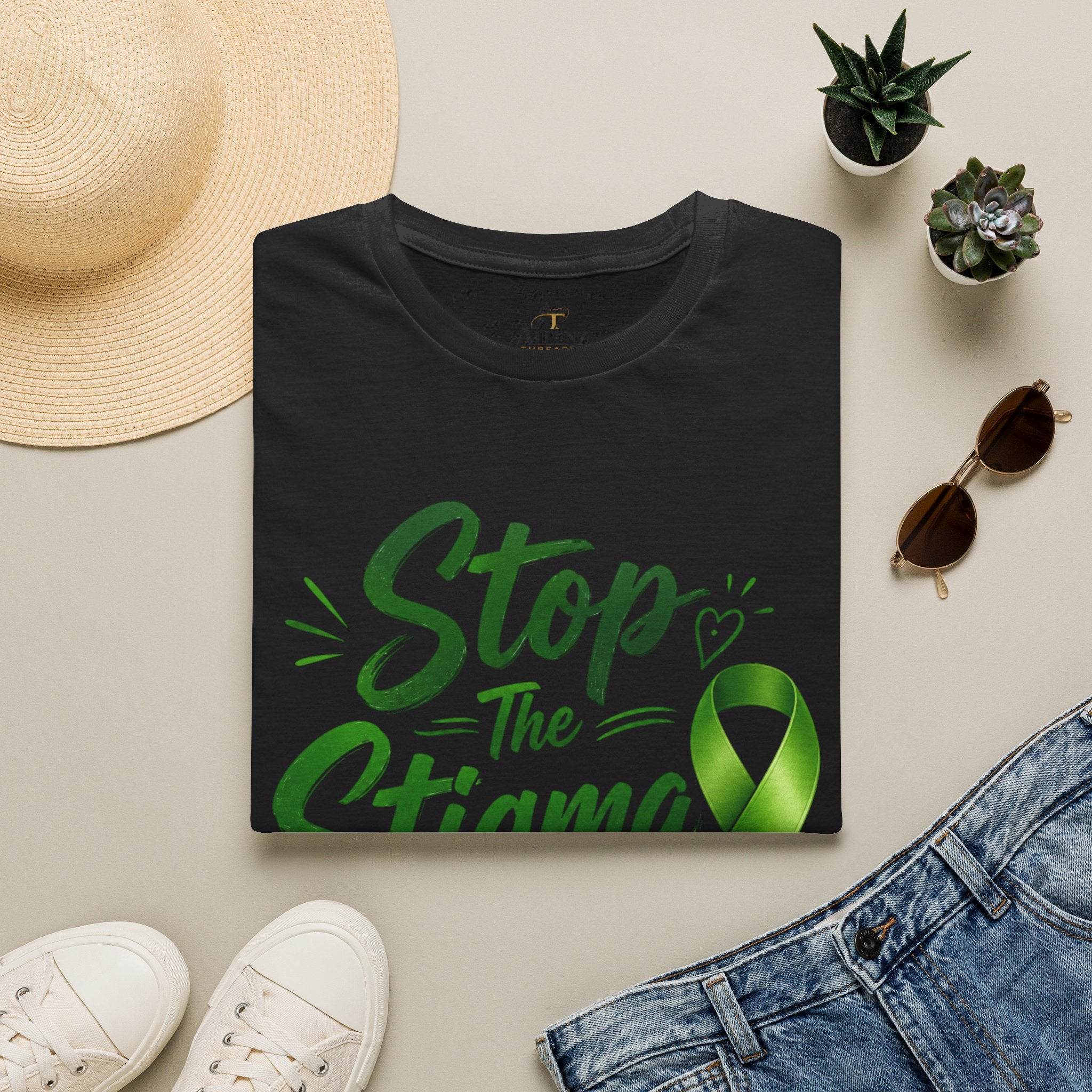 Stop The Stigma Mental Health Unisex Softstyle T-Shirt