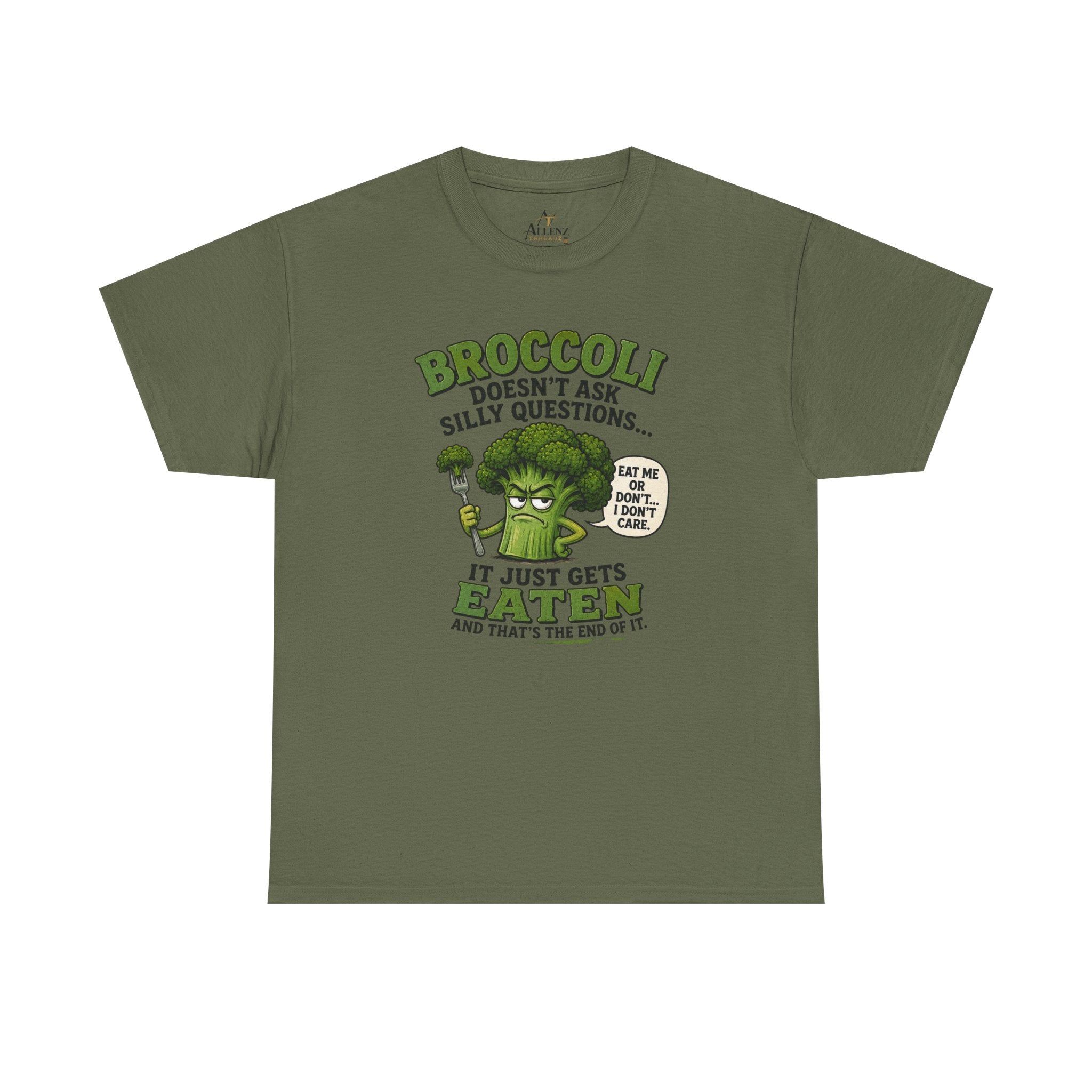 Broccoli head Unisex Heavy Cotton Tee